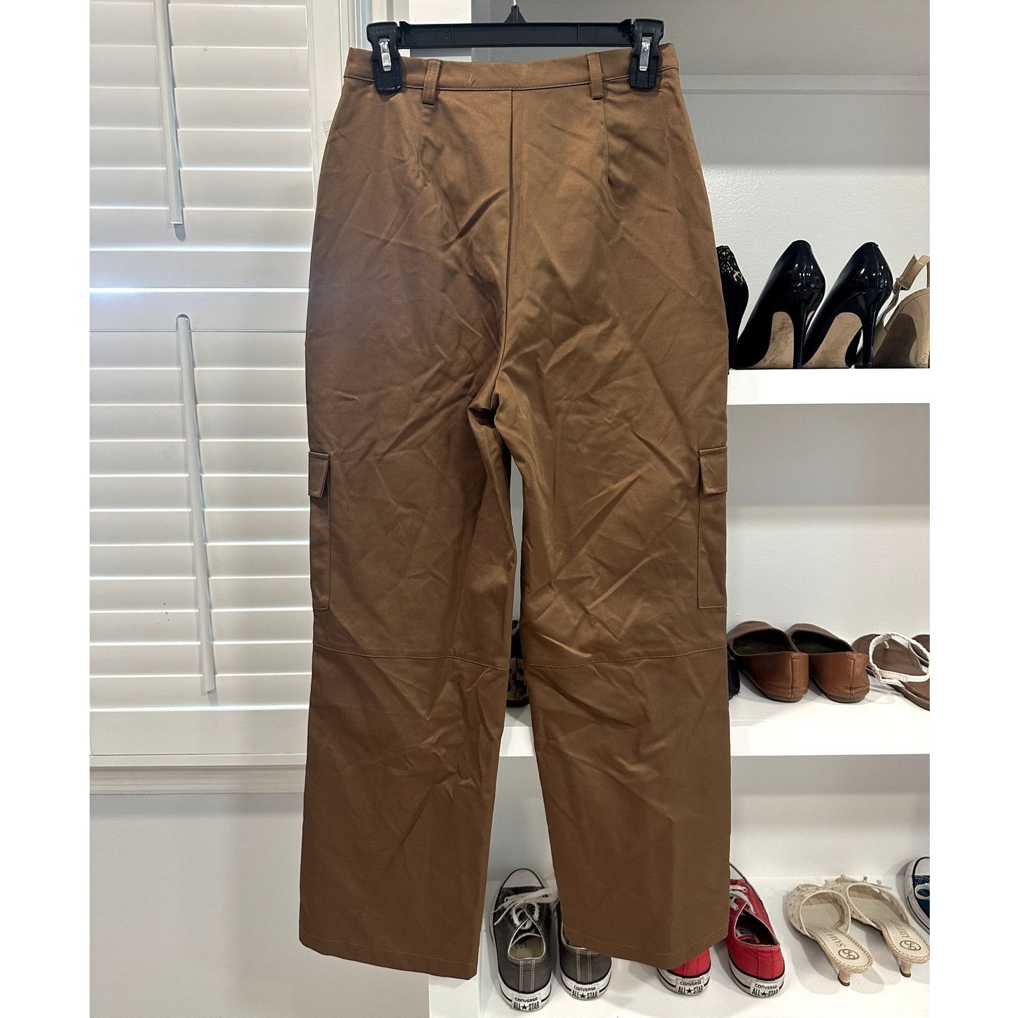 BP. Bp Womens Brown Cargo Pants Side Pockets Straight Fit XS NWT Size 26" / US 2 / IT 38 - 4 Thumbnail