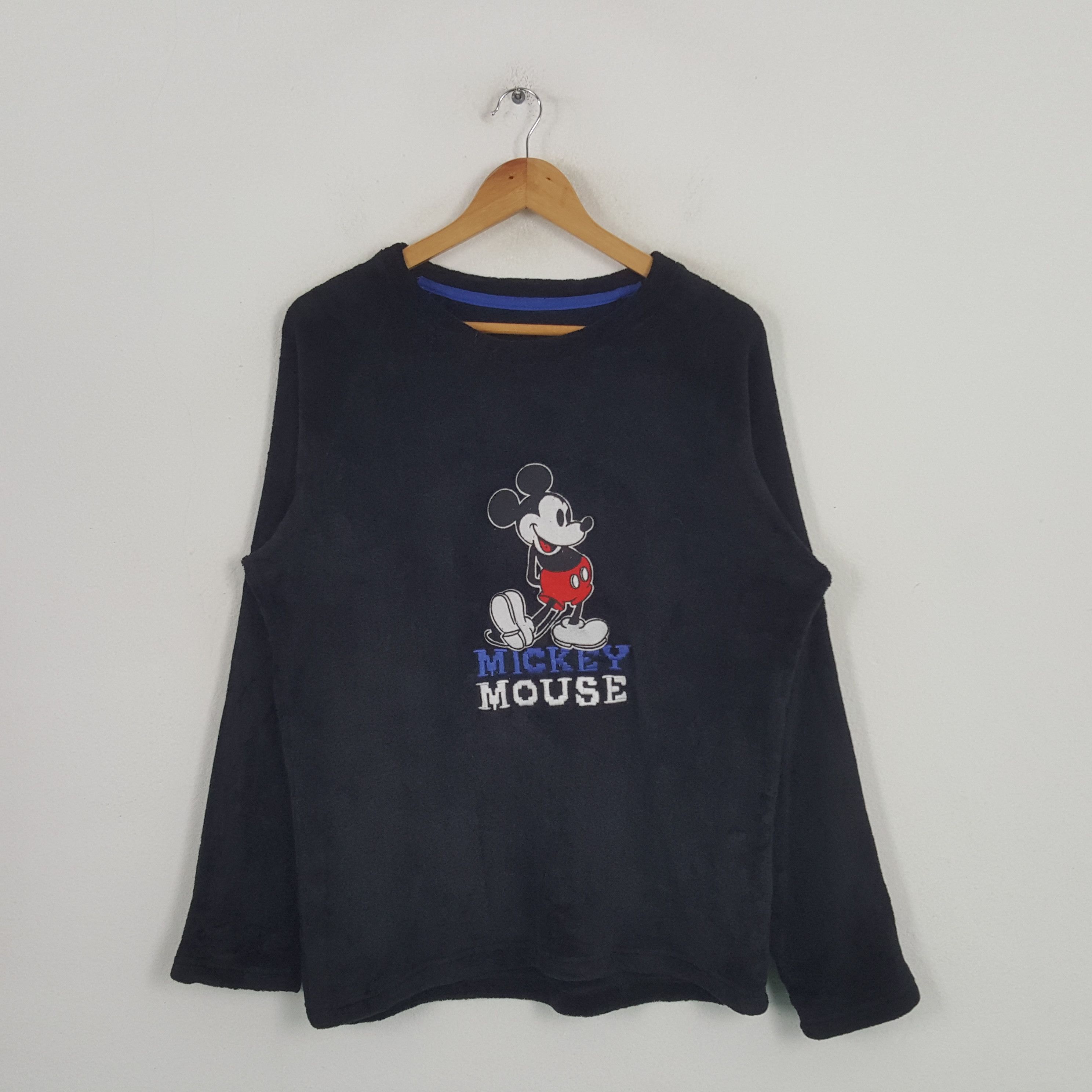 GU × Mickey Mouse × Vintage Vintage Mickey Mouse American Cartoon Fleece Sweatshirt Size US M / EU 48-50 / 2 - 1 Thumbnail