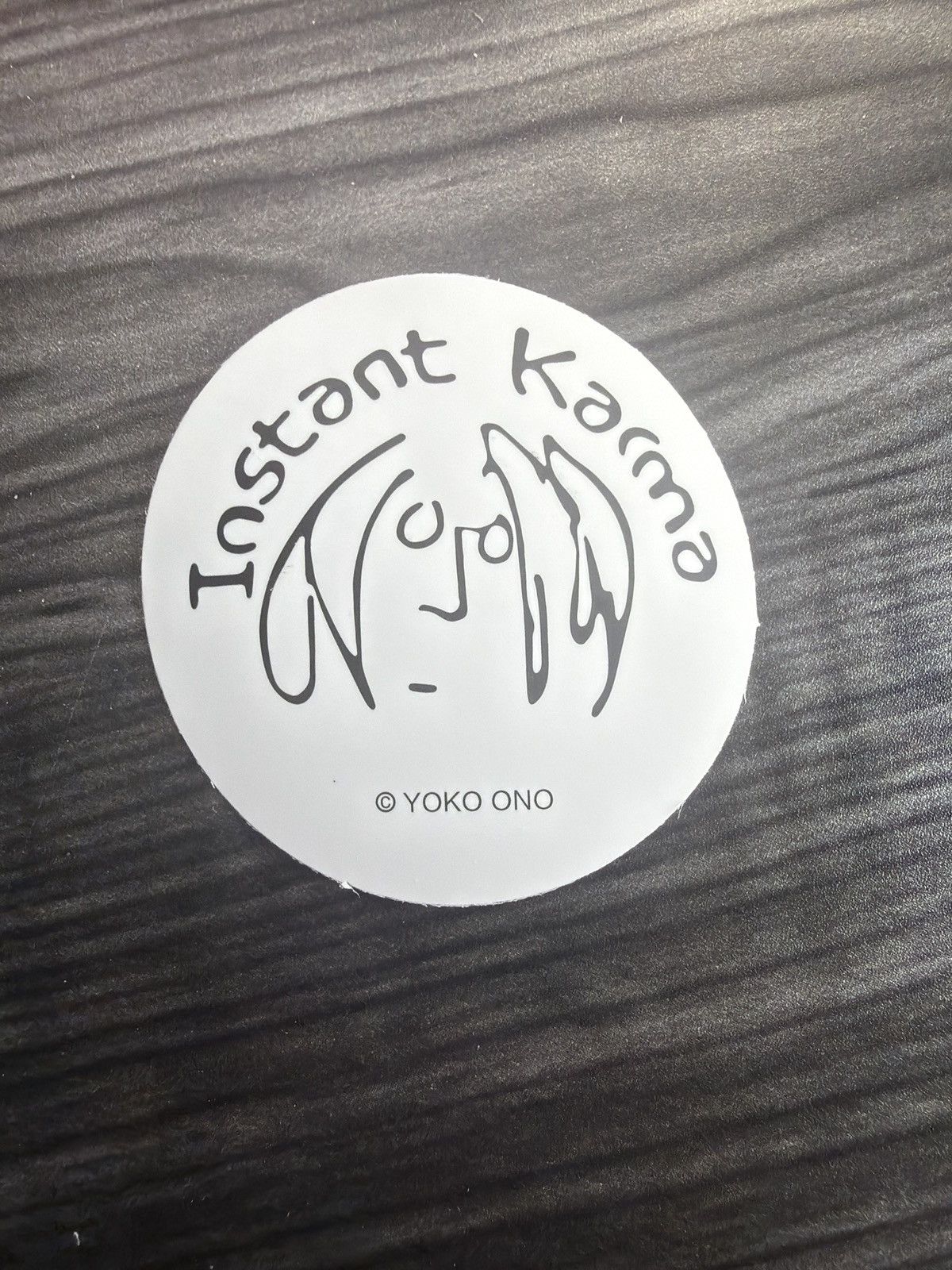 Hypebeast Instant Karma Yoko Ono John Lennon Sticker Size ONE SIZE - 1 Thumbnail