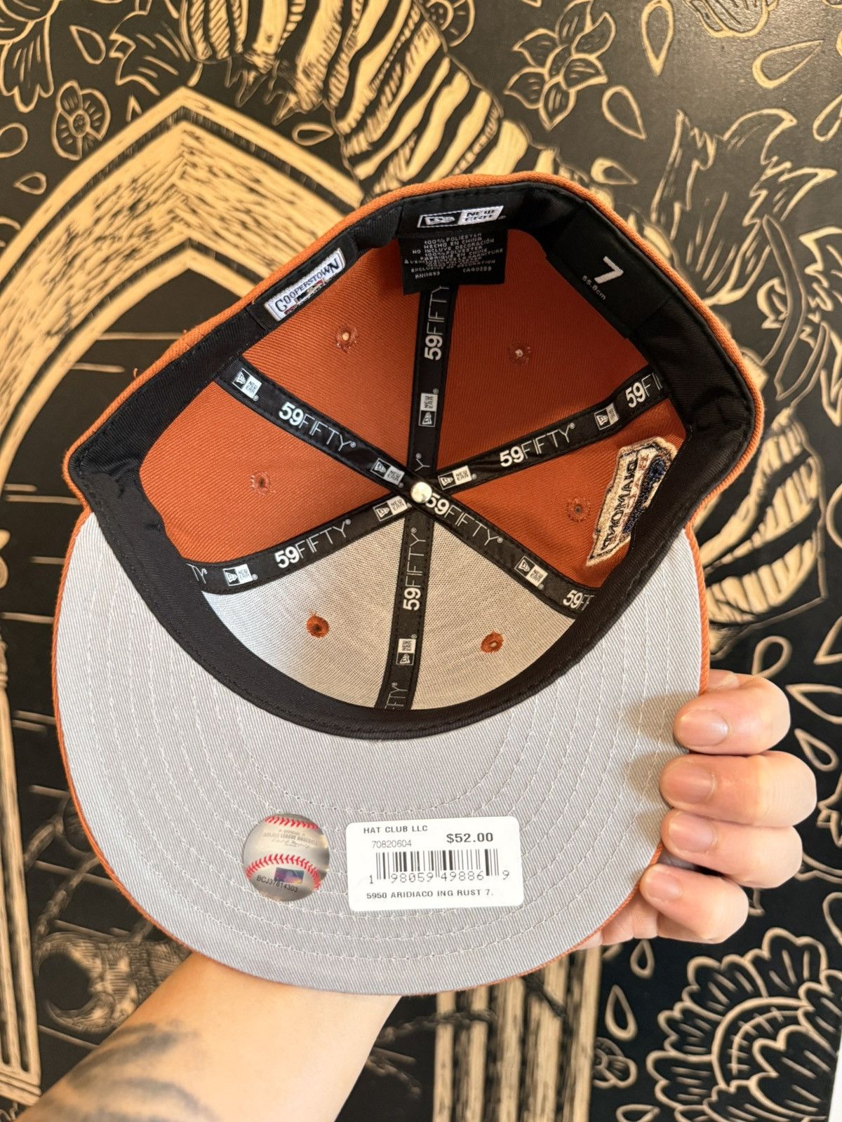 Hat Club Sz7 Hatclub Exclusive Arizona Diamondbacks New Era Fitted Size ONE SIZE - 2 Thumbnail