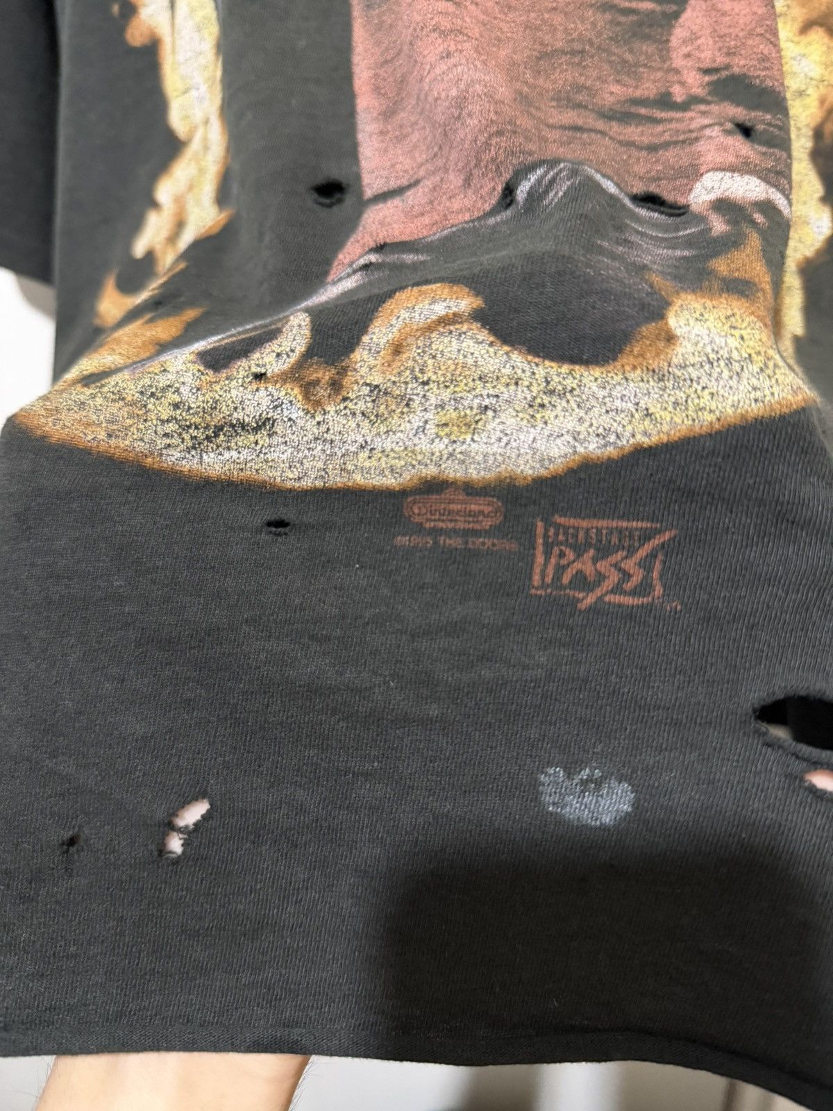 Vintage Vintage Thrashed Faded 90s The Doors Jim Morrison Band Tee Size US L / EU 52-54 / 3 - 8 Thumbnail