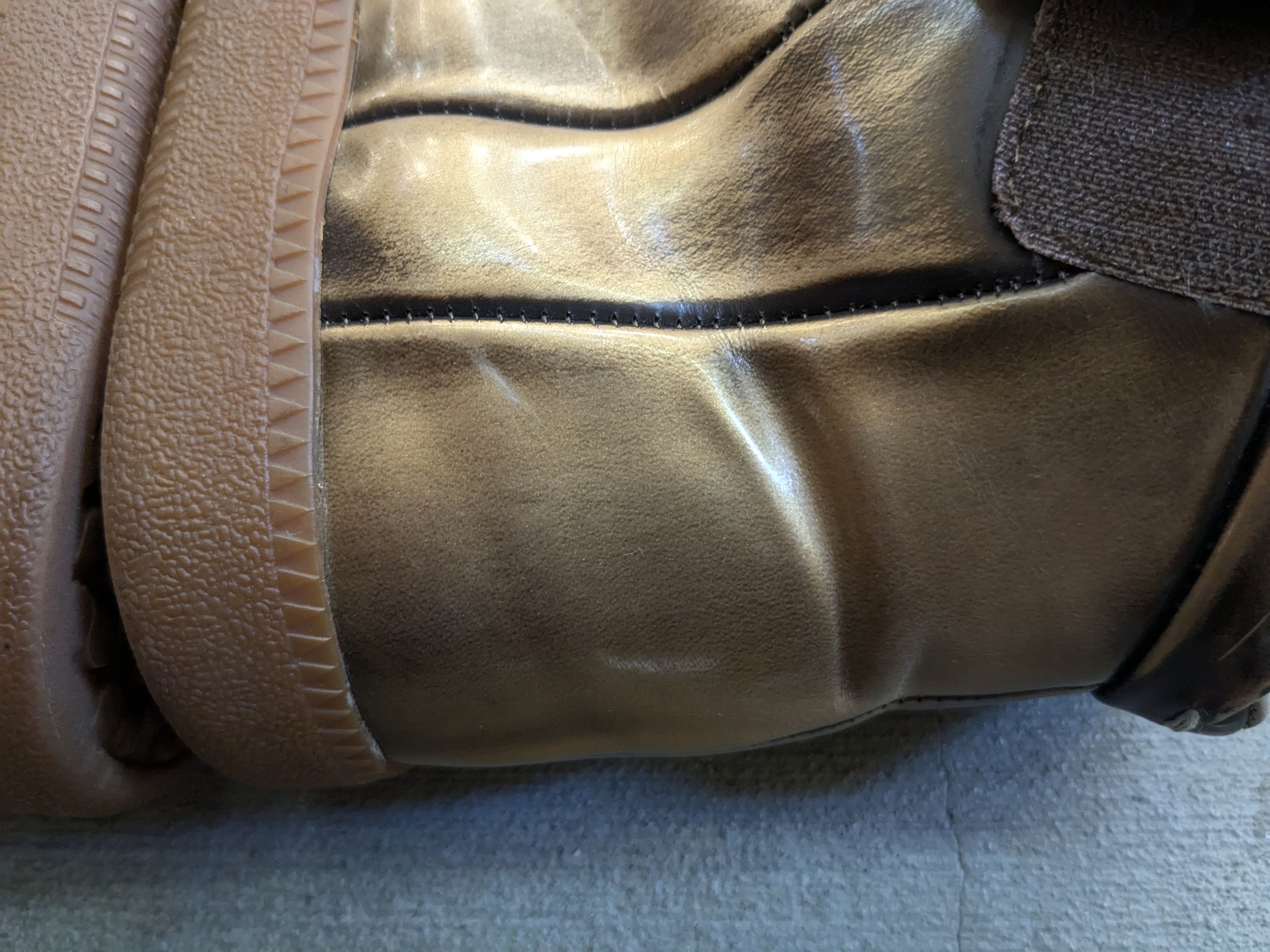 Maison Margiela Maison Margiela Future Gold 10 43 High Tops Leather Gum Size US 10 / EU 43 - 12 Thumbnail