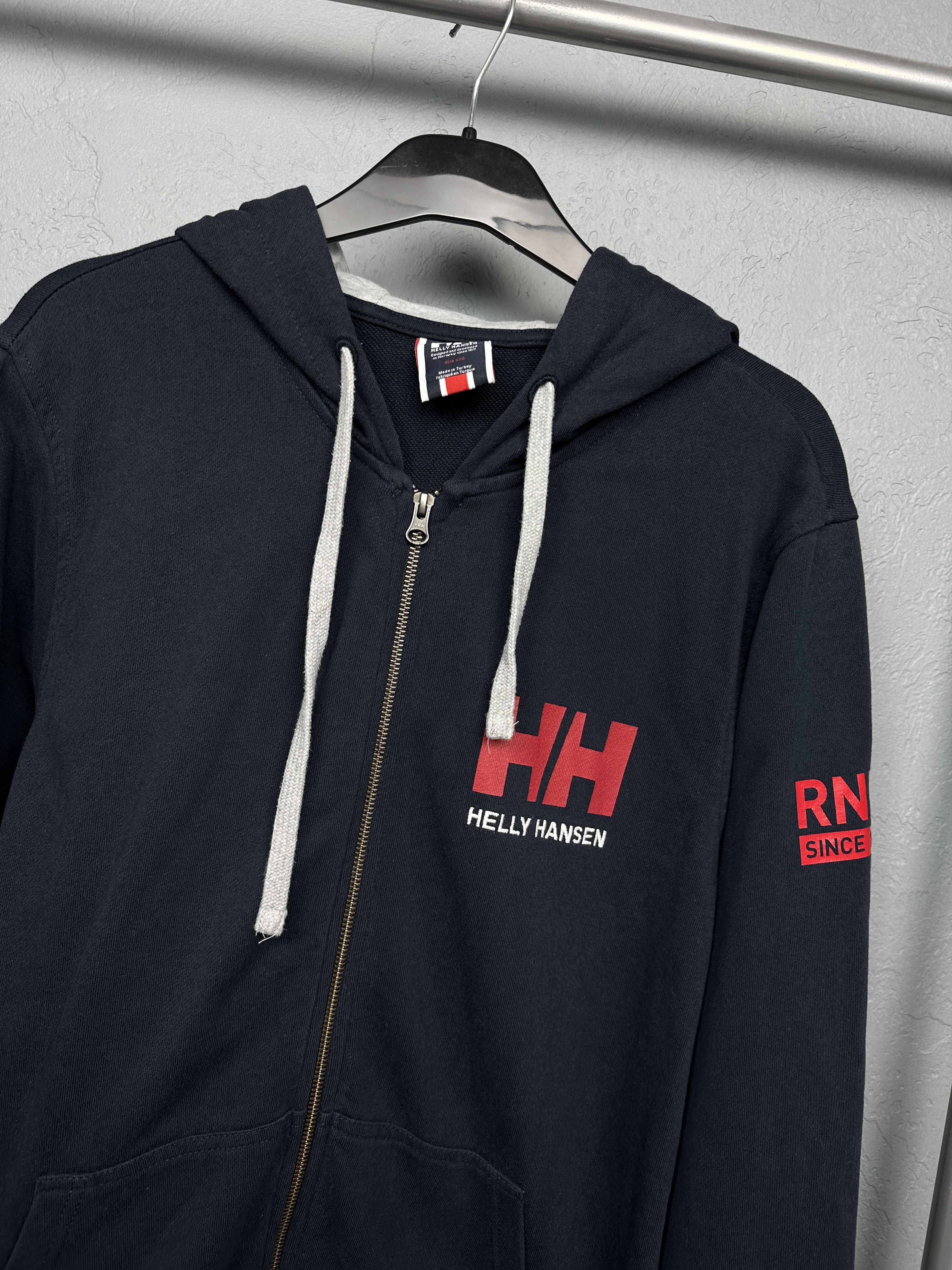 Helly Hansen Helly Hansen Vintage Mens Big Logo Zip Hoodie Size US L / EU 52-54 / 3 - 2 Thumbnail