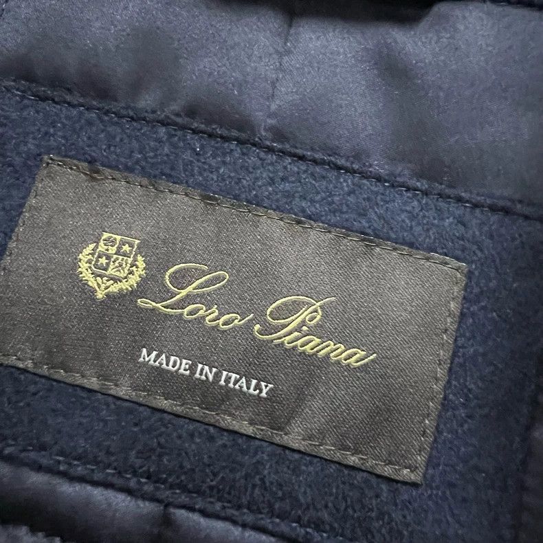 Loro Piana LORO PIANA A dark blue fur collar coat Size XS / US 0-2 / IT 36-38 - 4 Thumbnail