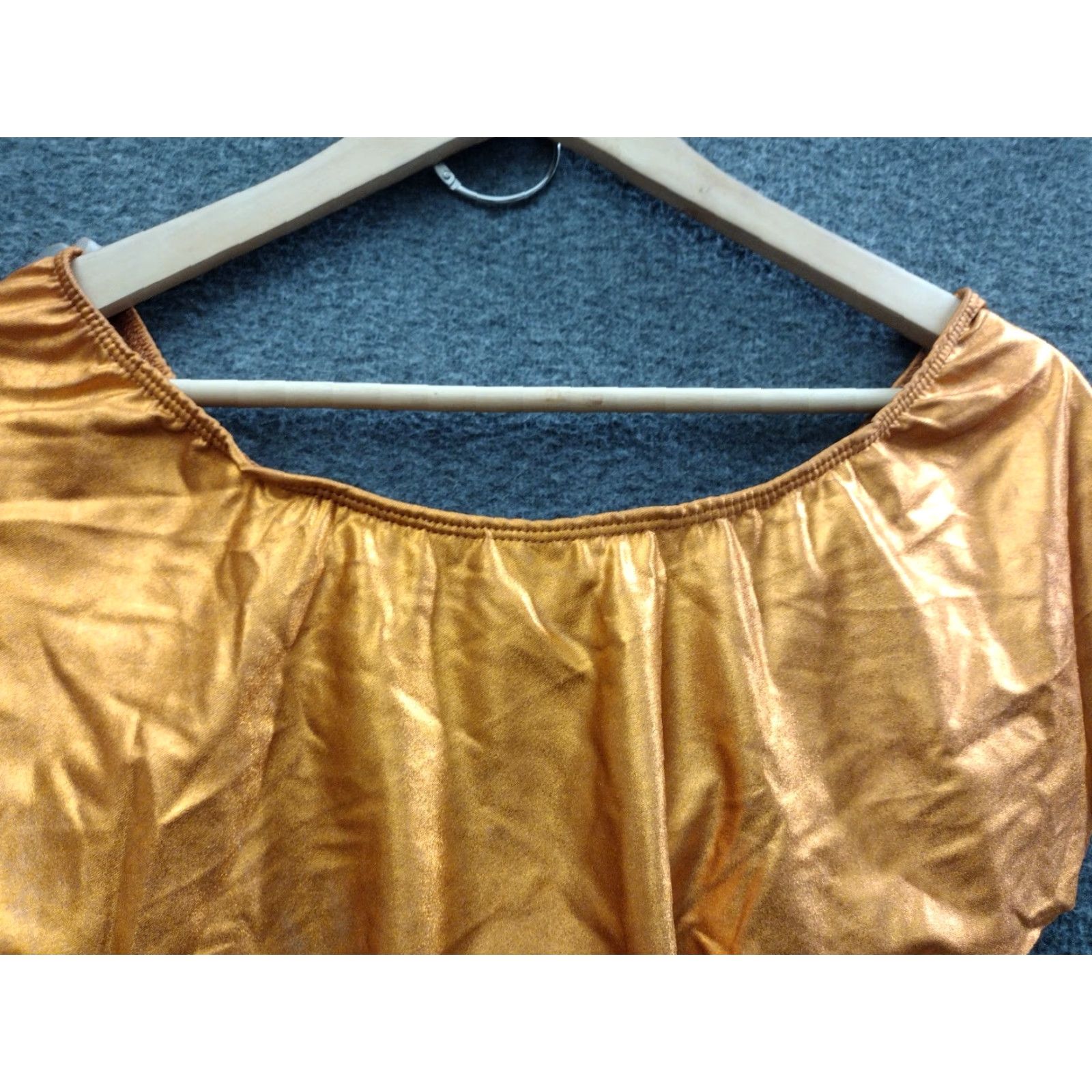Vintage Codigo Gold Strappy 2 Piece Bathing Suit Bandeau Off Shoulder Ruffles Cheeky S Gold Womens Bikini Set Size S Size S / US 4 / IT 40 - 3 Thumbnail