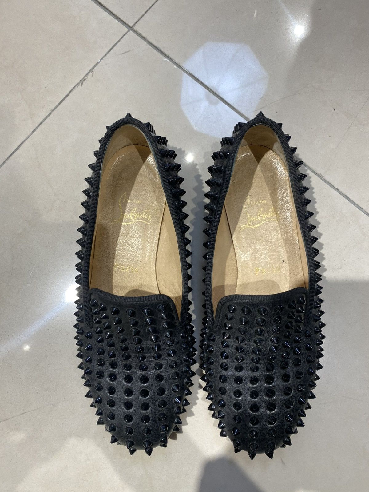Christian Louboutin Christian Louboutin Dandelion Spiked Loafers Size37 Size US 4 / IT 34 - 7 Thumbnail