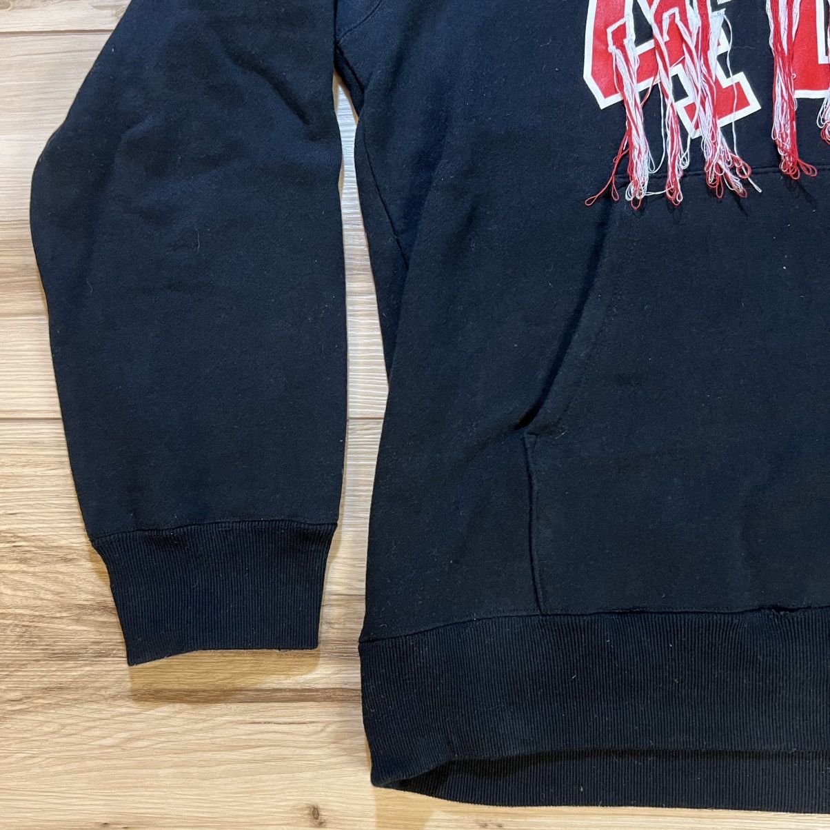 424 424 x Doublet Fraying Fringe Logo Pullover Hoodie Size US M / EU 48-50 / 2 - 4 Thumbnail
