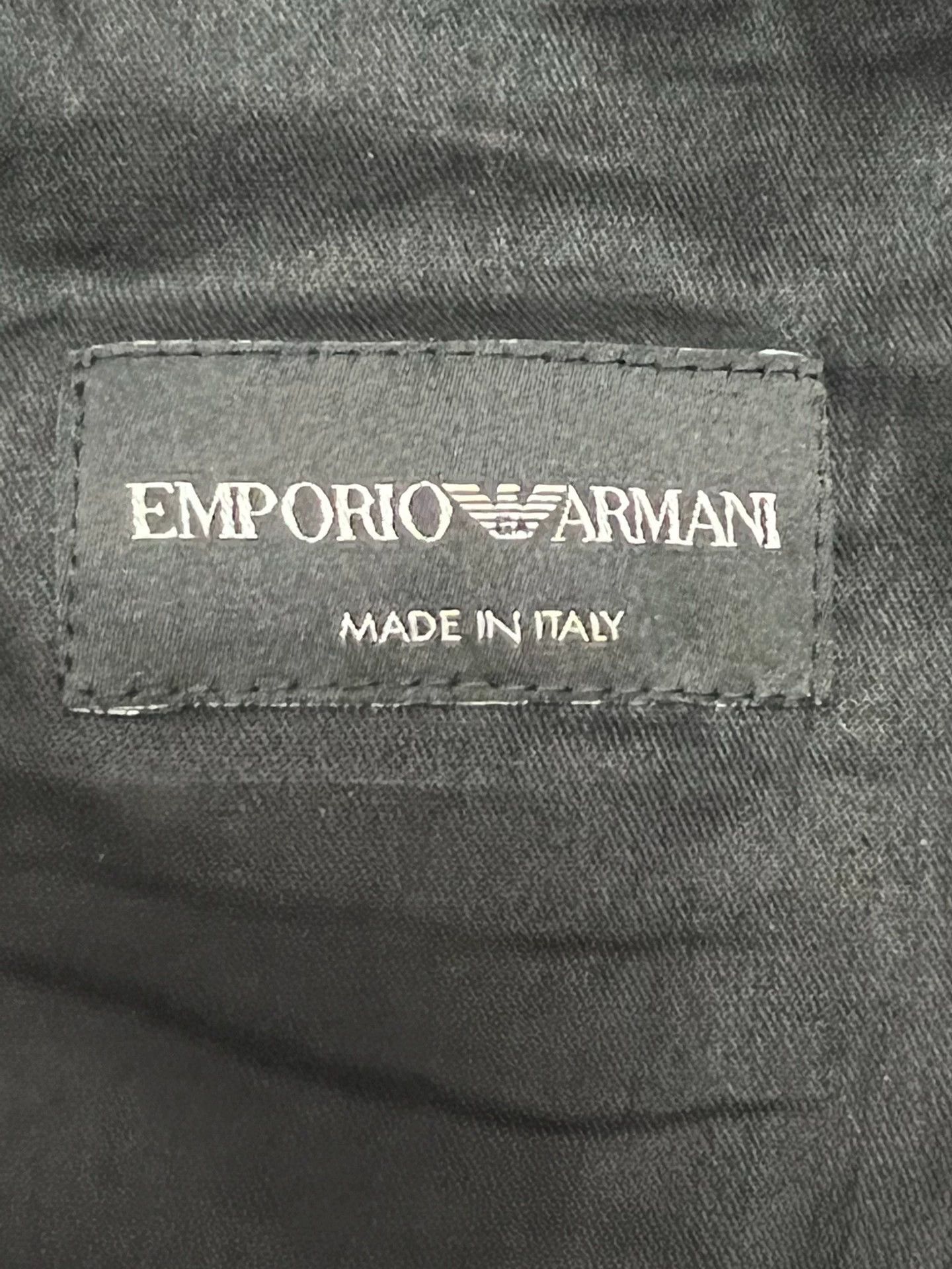Armani Emporio Armani Suit Men's 54 Navy Blue Starry Size 54R - 7 Thumbnail