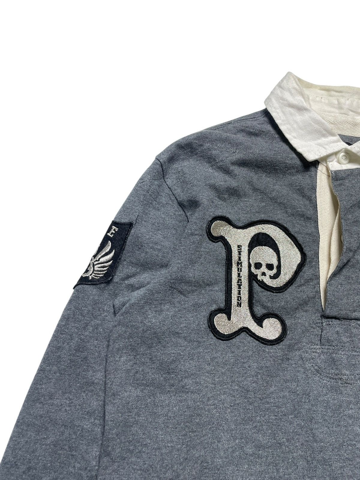 PPFM PPFM Skull Patch Longsleeve Polo Size US M / EU 48-50 / 2 - 7 Thumbnail