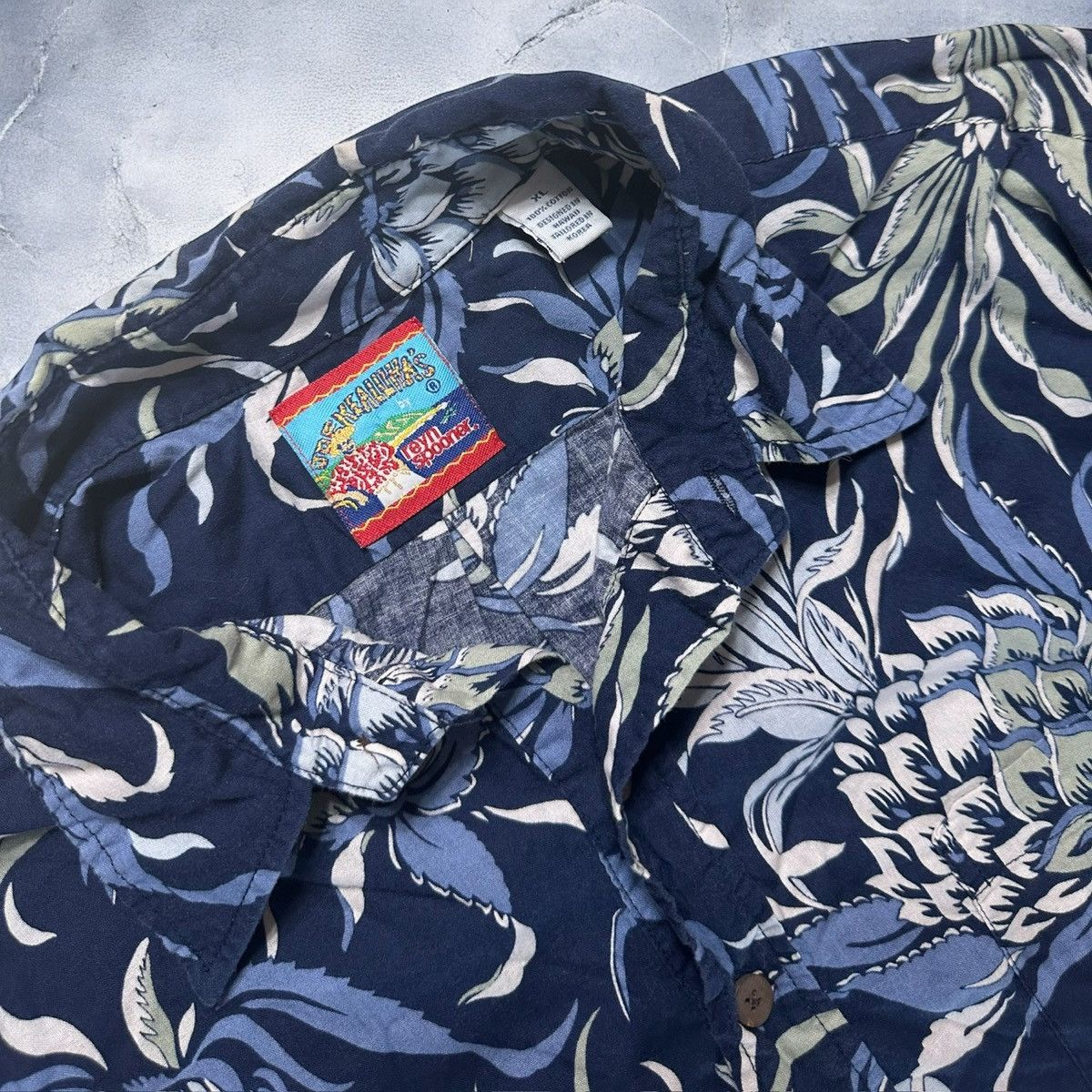 Reyn Spooner Reyn Spooner Shirt Size XL Blue Size US XL / EU 56 / 4 - 2 Thumbnail