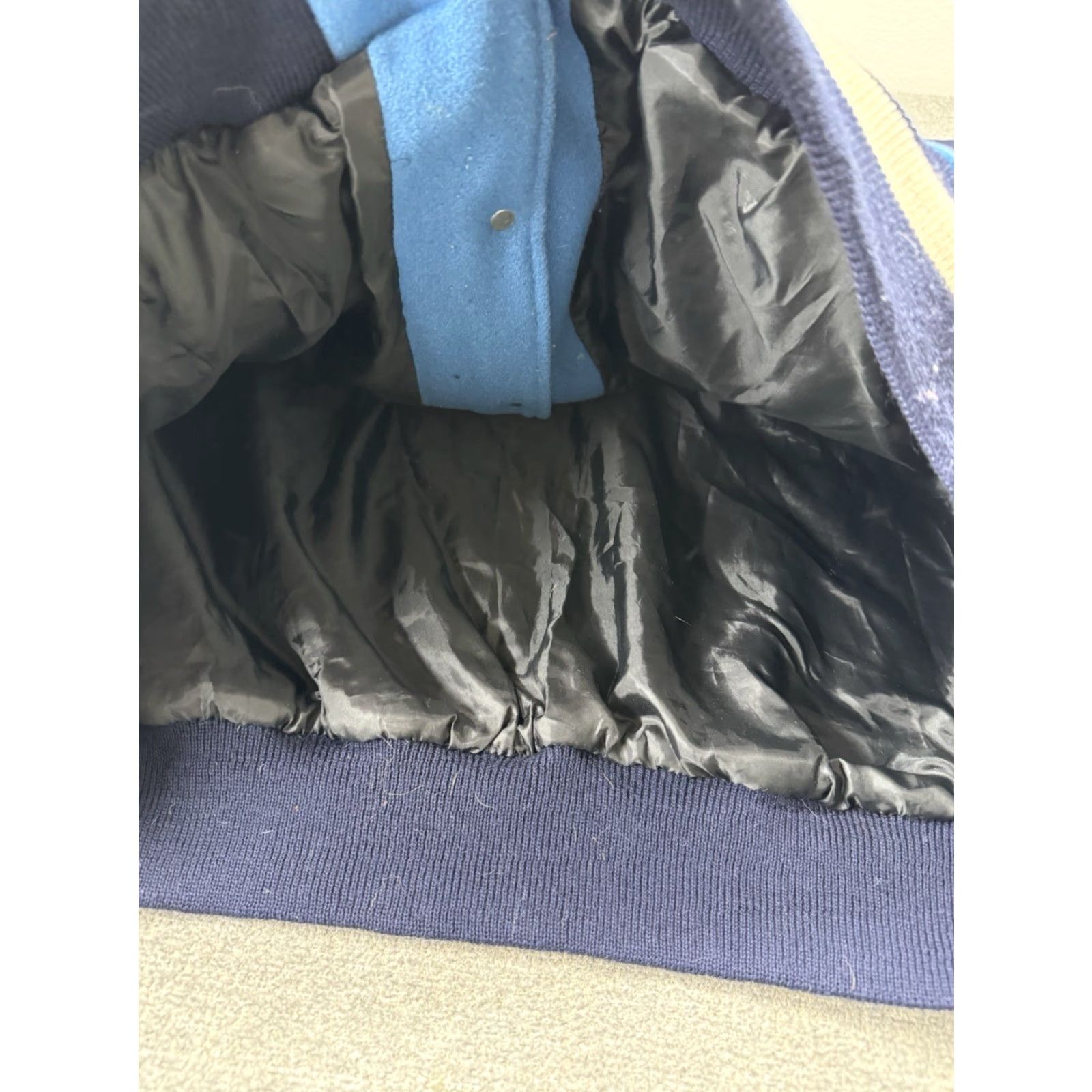 Vintage VINTAGE Columbia Wool Jacket 5XL Bomber Jacket Men Blue Ivy League Stahl & Dean Jurgella Collection Size US XXL / EU 58 / 5 - 5 Thumbnail