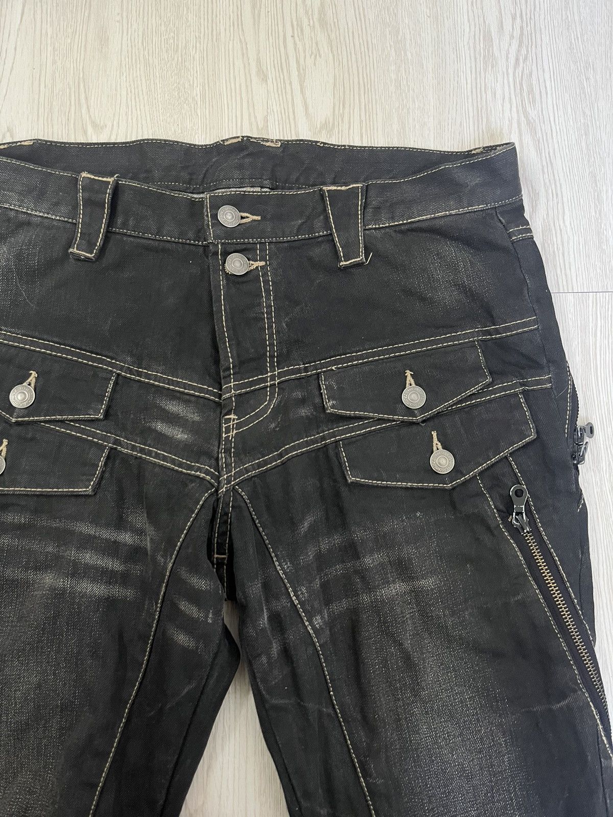 Japanese Brand × PPFM Vintage PPFM Multizipper Bondage punk ‘like undercover’Jeans Size US 34 / EU 50 - 3 Thumbnail
