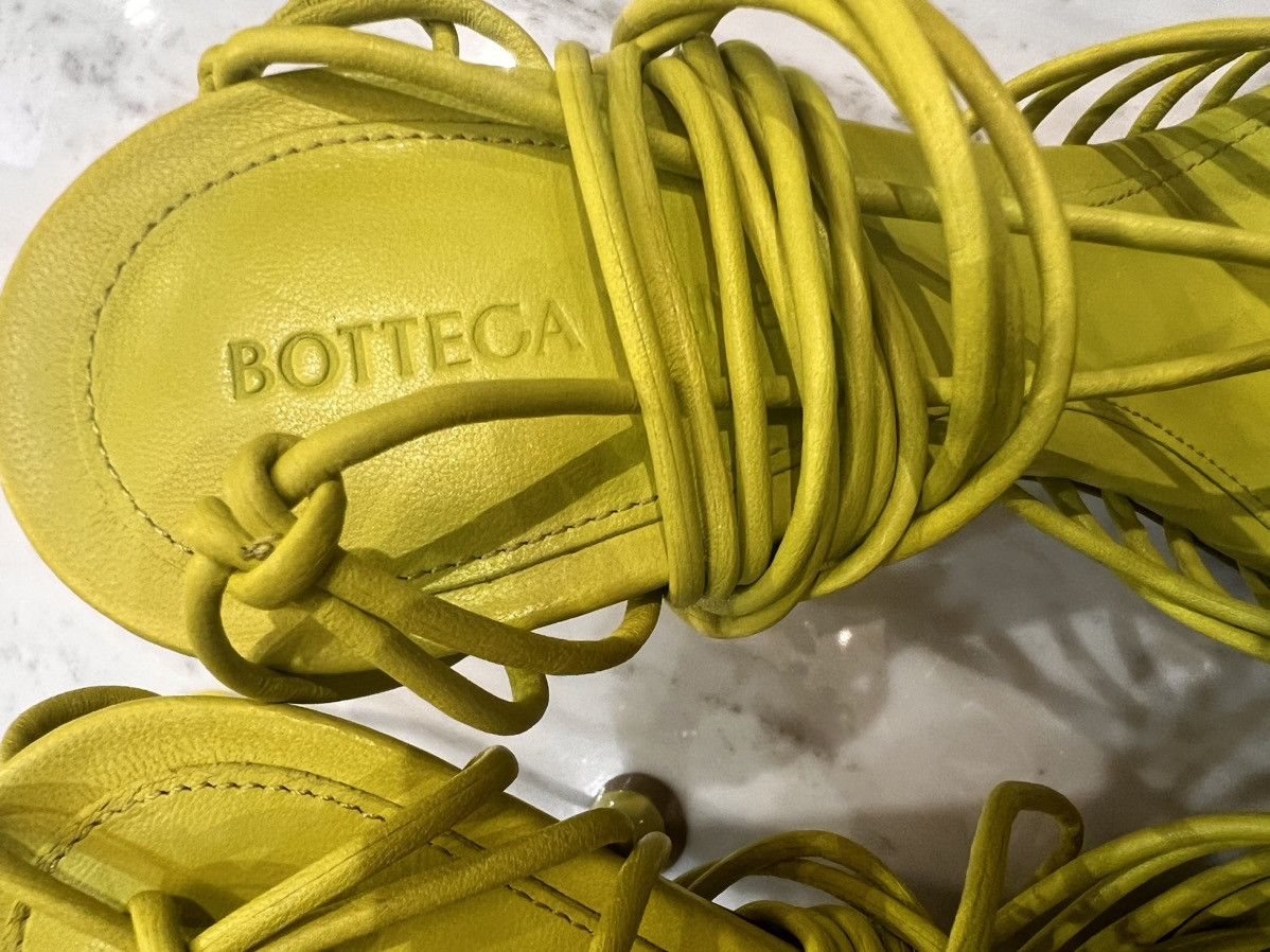 Bottega Veneta Bottega Veneta Dot Lace up Leather Sandals Size US 6.5 / IT 36.5 - 8 Thumbnail