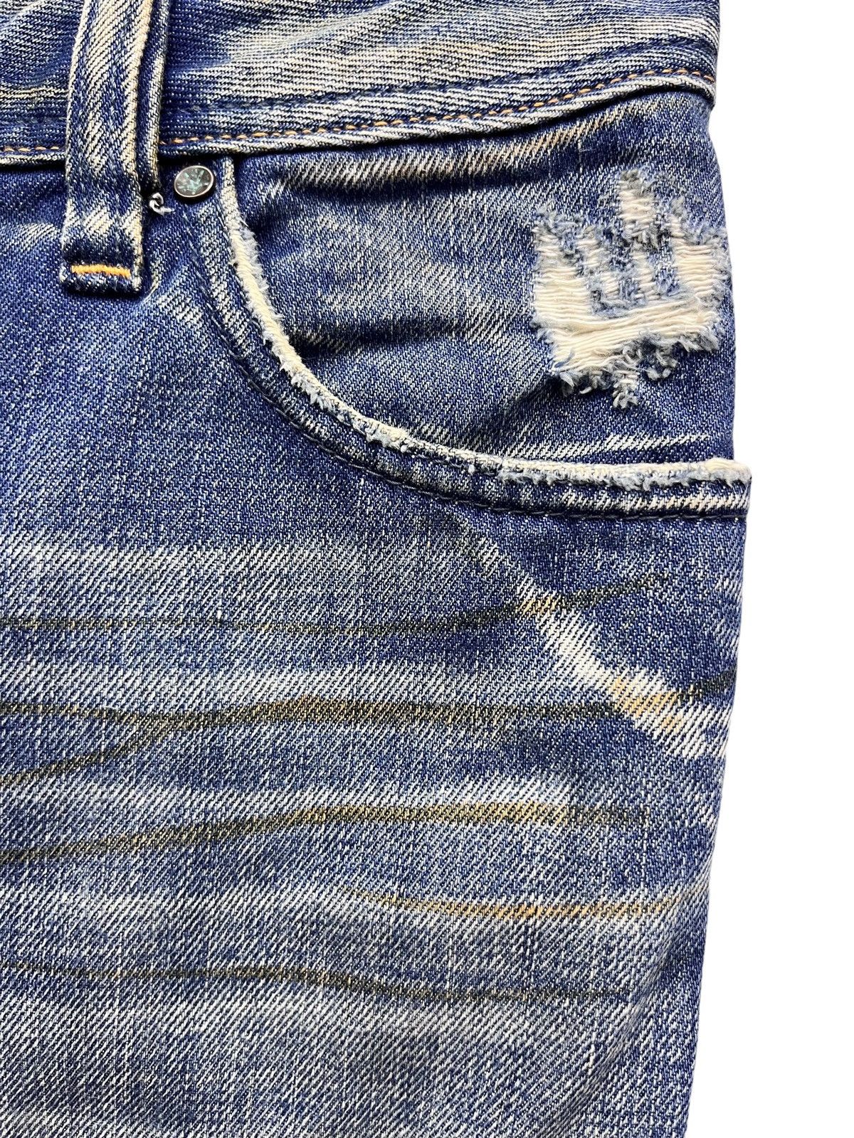 Diesel FYE🔥DIESEL ONLY THE BRAVE PUNK Flare Distressed Jeans Size US 29 - 5 Thumbnail