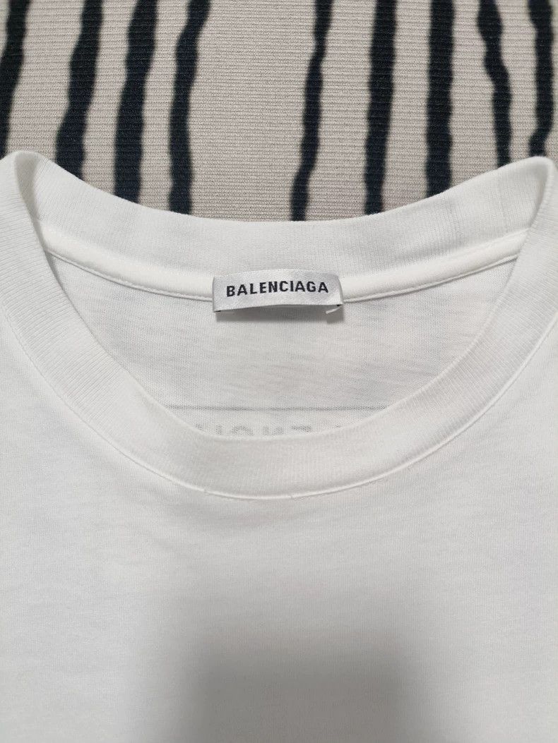 Balenciaga Balenciaga Back label letter logo white short sleeve 2504-N Size US M / EU 48-50 / 2 - 3 Thumbnail