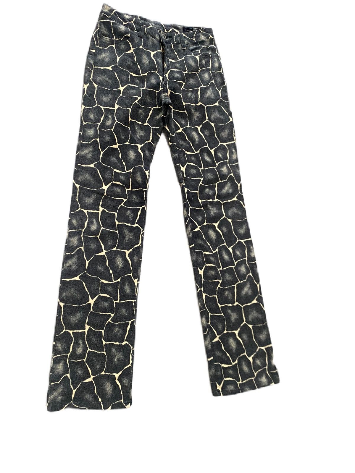 If Six Was Nine Abstract Et-Boite Slim Casual Pants Low Rise Japan Brand Size US 27 - 2 Thumbnail