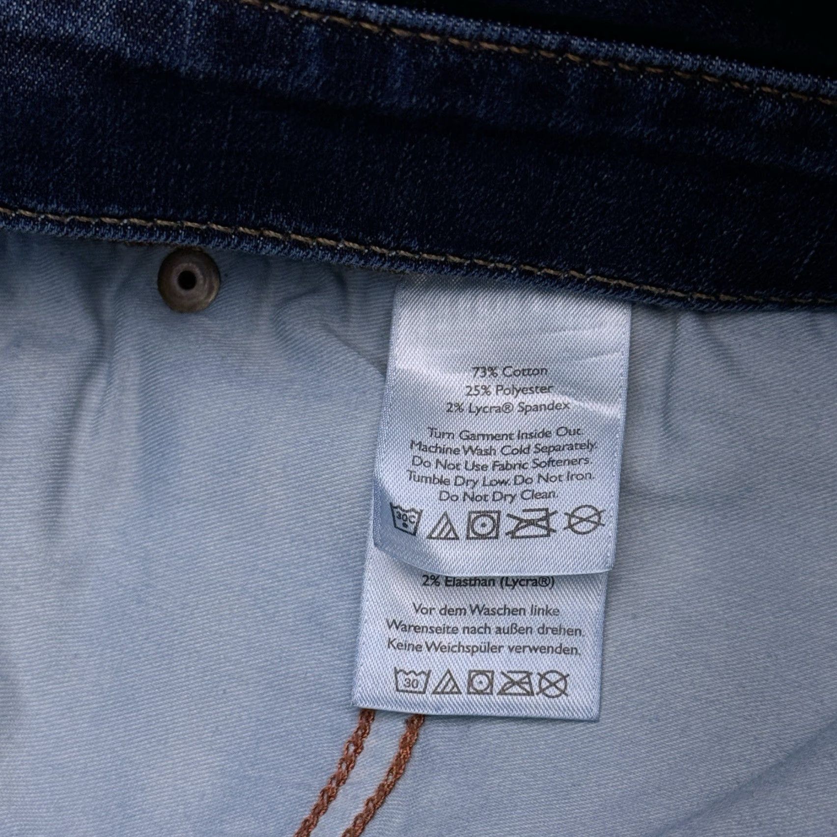 Eddie Bauer Eddie Bauer Skinny Jeans Womens 8 High Rise Stretch Denim Blue 5-Pocket City Modern Slim Size 30" / US 8 / IT 44 - 6 Thumbnail