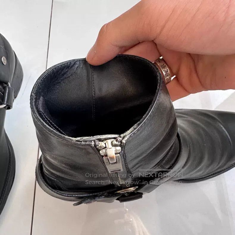 Saint Laurent Paris Saint Laurent Paris Buckle Chelsea Boots Size US 8.5 / EU 41-42 - 5 Thumbnail