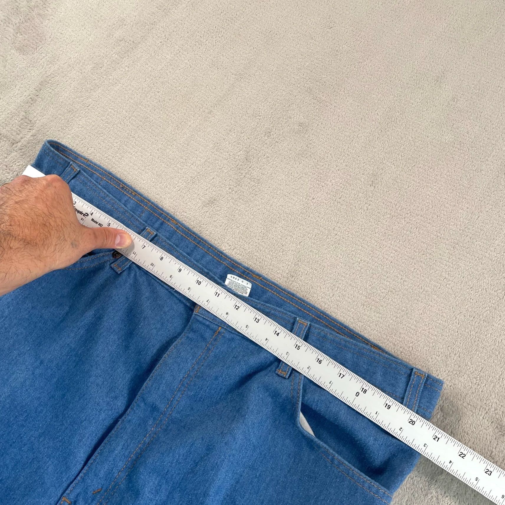 Levi's VINTAGE Levi's Pants Men 40x30 Blue Bootcut Embroidered Ranch Copper Tab 90s Size US 40 / EU 56 - 6 Thumbnail