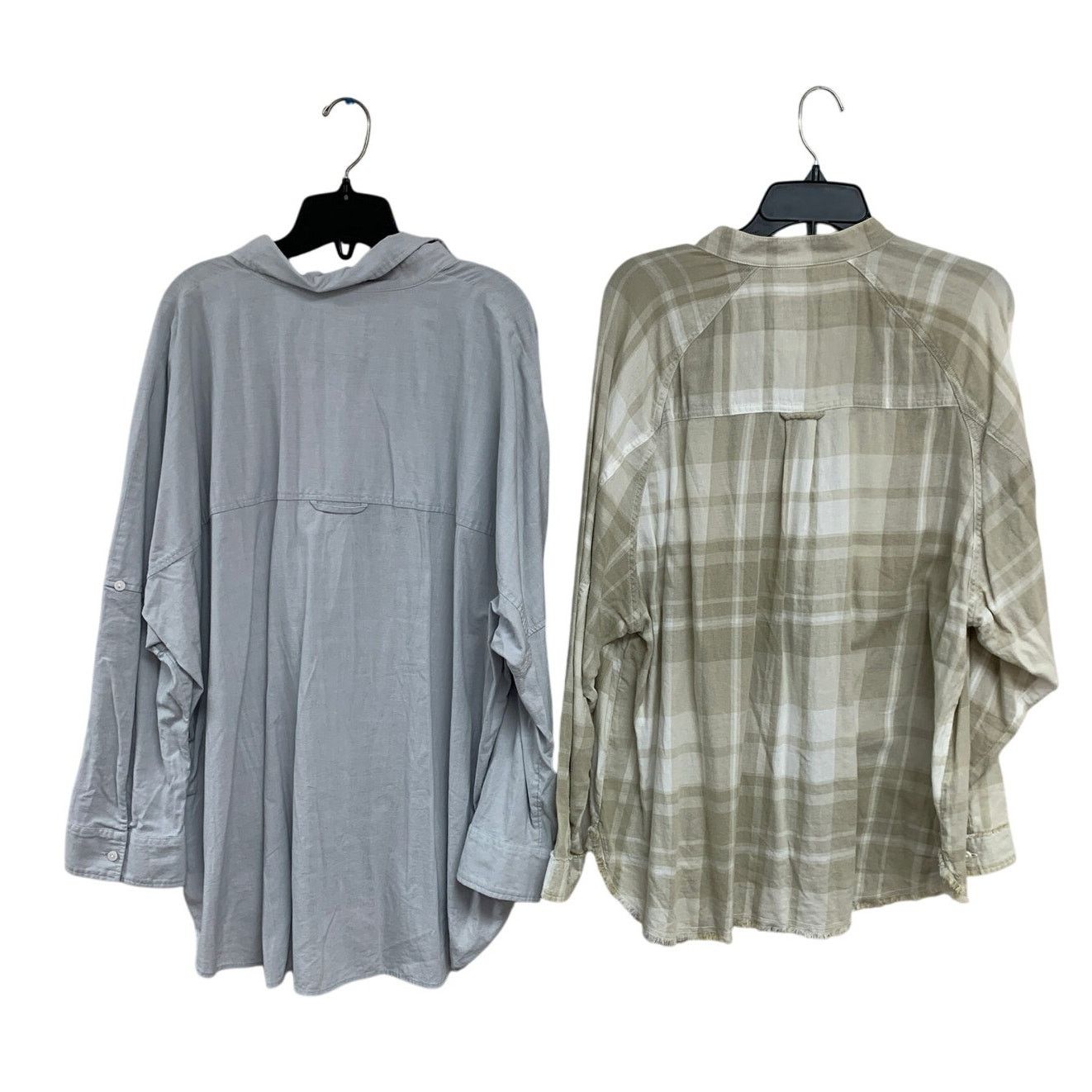 American Eagle Outfitters 2 New American Eagle Womens Medium Button Up Shirts Size M / US 6-8 / IT 42-44 - 2 Thumbnail