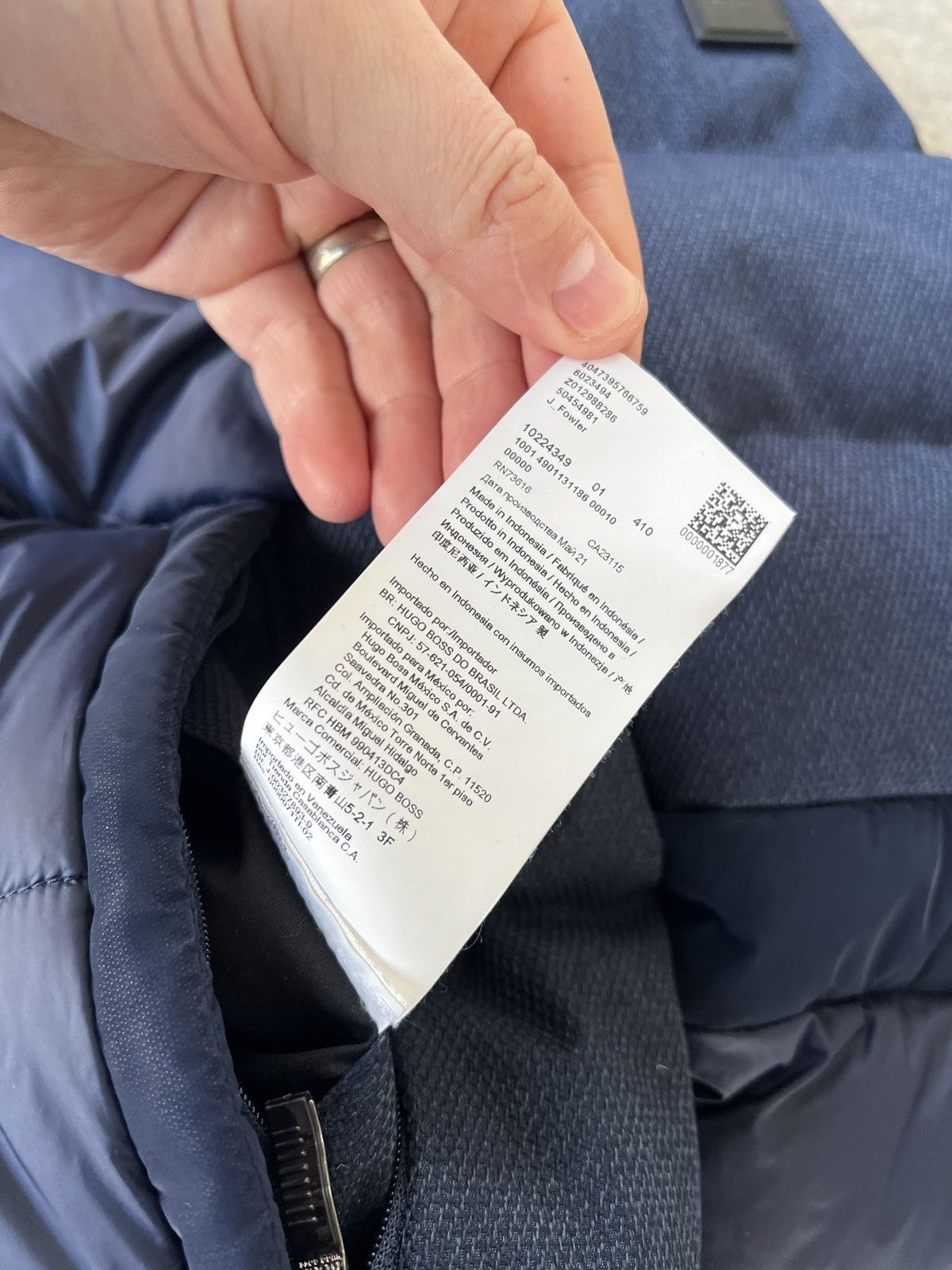 Hugo Boss Boss Down Jacket Size US L / EU 52-54 / 3 - 9 Thumbnail