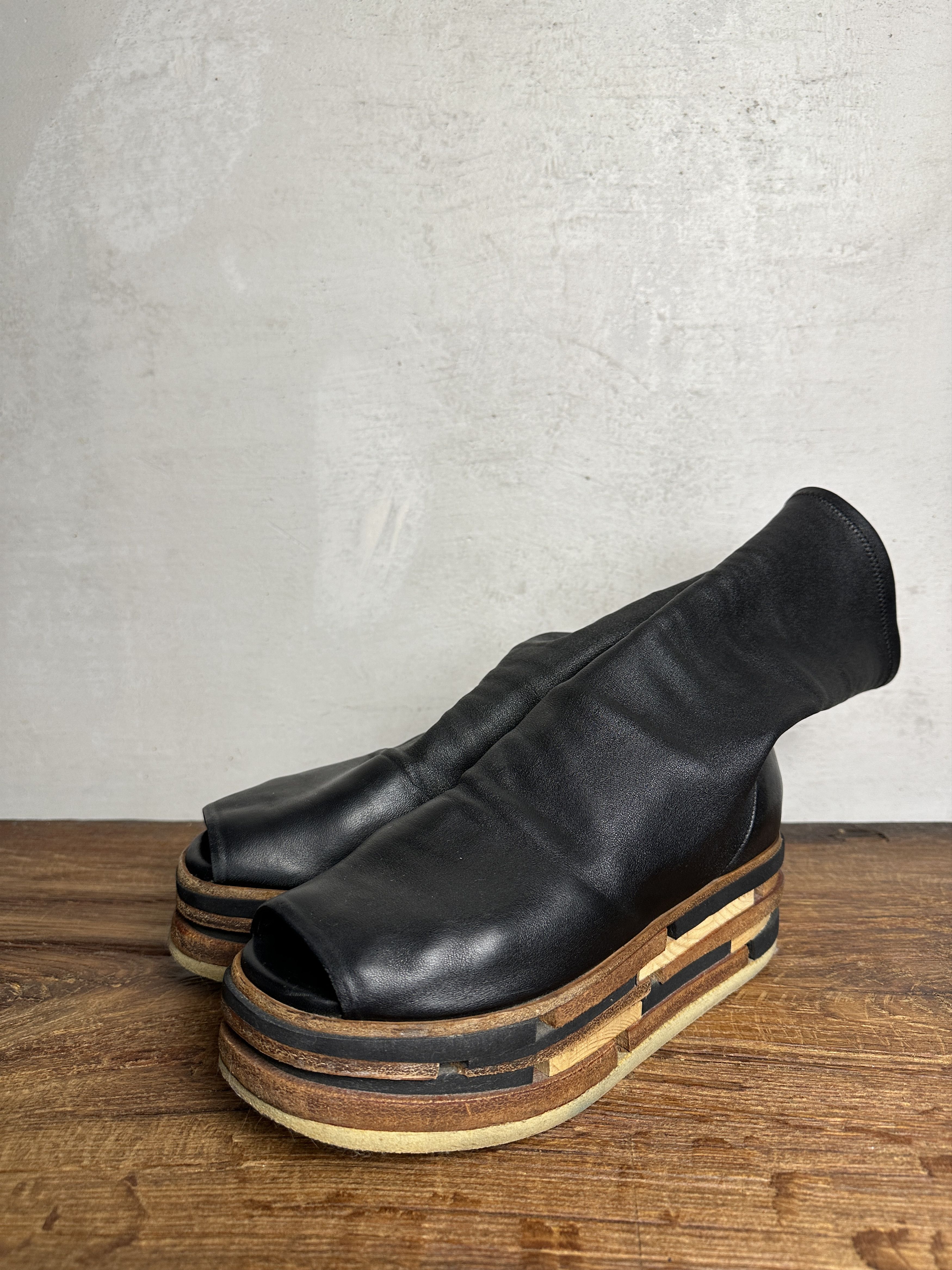 Rick Owens Rick Owens FW17 Glitter Lego Boots Size US 8 / IT 38 - 2 Thumbnail