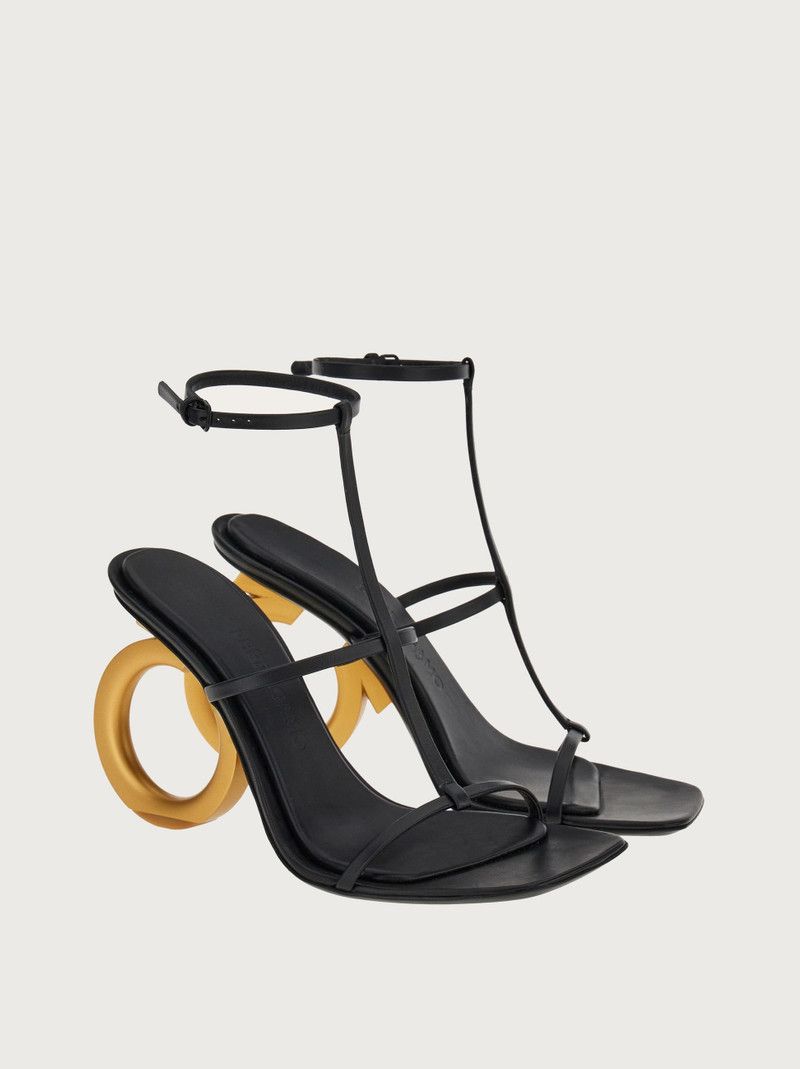 Salvatore Ferragamo o1y0426 Slingback Sandals in Black Size US 6 / IT 36 - 2 Thumbnail
