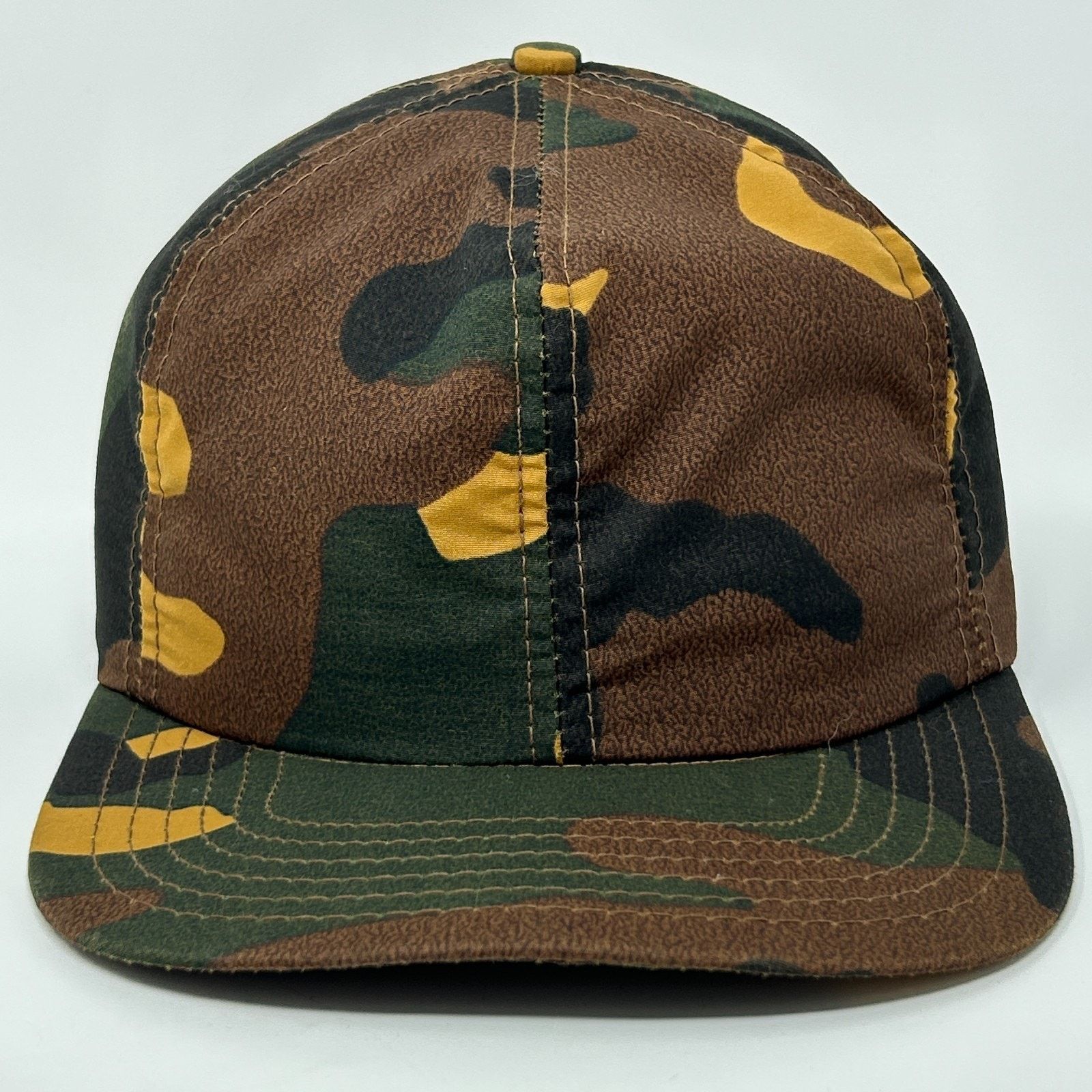 Vintage Vintage Hunting Camo Hat Baseball Cap Ear Flap Hunter Medium Size ONE SIZE - 10 Thumbnail