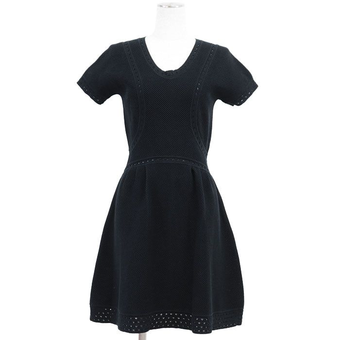 Chanel Chanel Chanel P51276 Cotton Knit Dress Cotton Dresses P51276 DUTY FREE for USA Size ONE SIZE - 1 Thumbnail