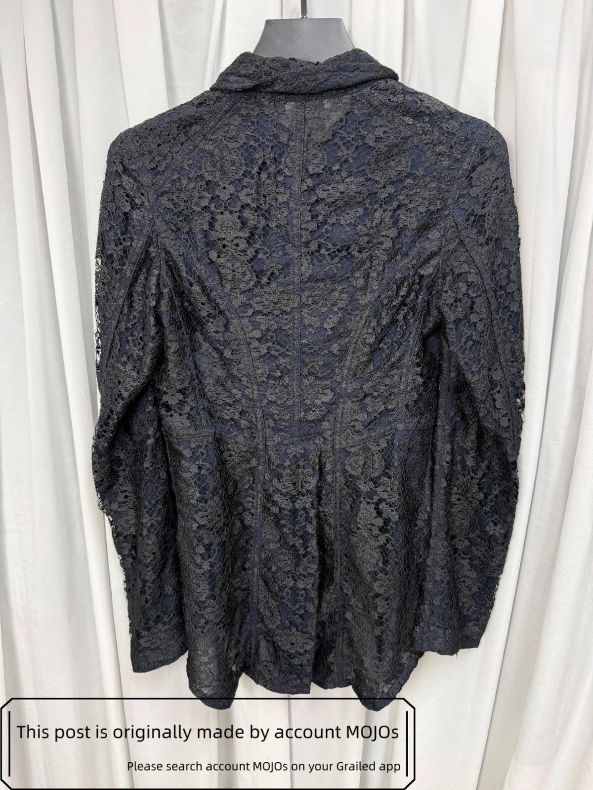 Comme des Garcons Sz S Comme Des Garcons Lace Layer Blazer mojos1824 Size US S / EU 44-46 / 1 - 9 Thumbnail