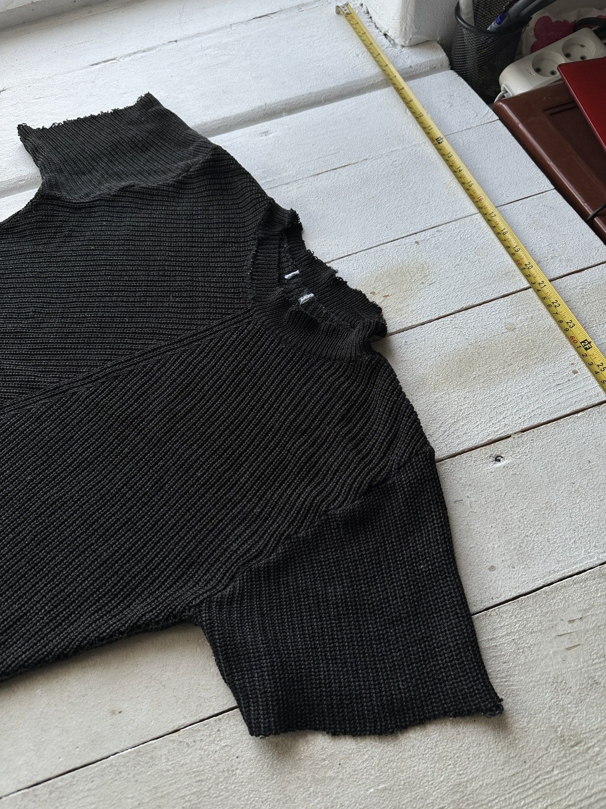 Other 🚨Vintage AVANT-GARDE SWEATER ZIP Y2K gothic IFSIXWASNINE Size L / US 10 / IT 46 - 2 Thumbnail