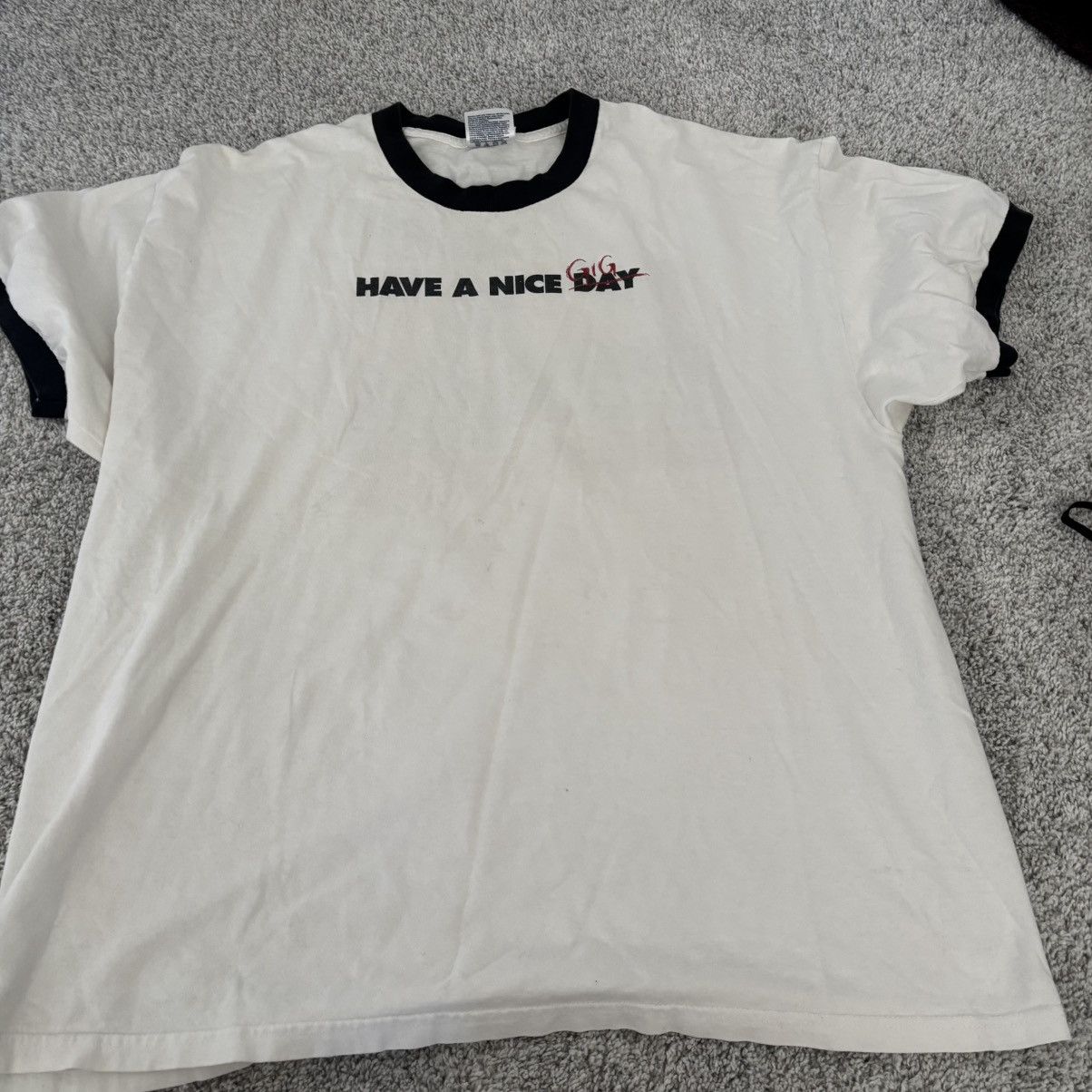 Vintage Vintage 2006 Bon Jovi “Have a Gig Day” Tour Ringer T Shirt Size US XL / EU 56 / 4 - 3 Thumbnail