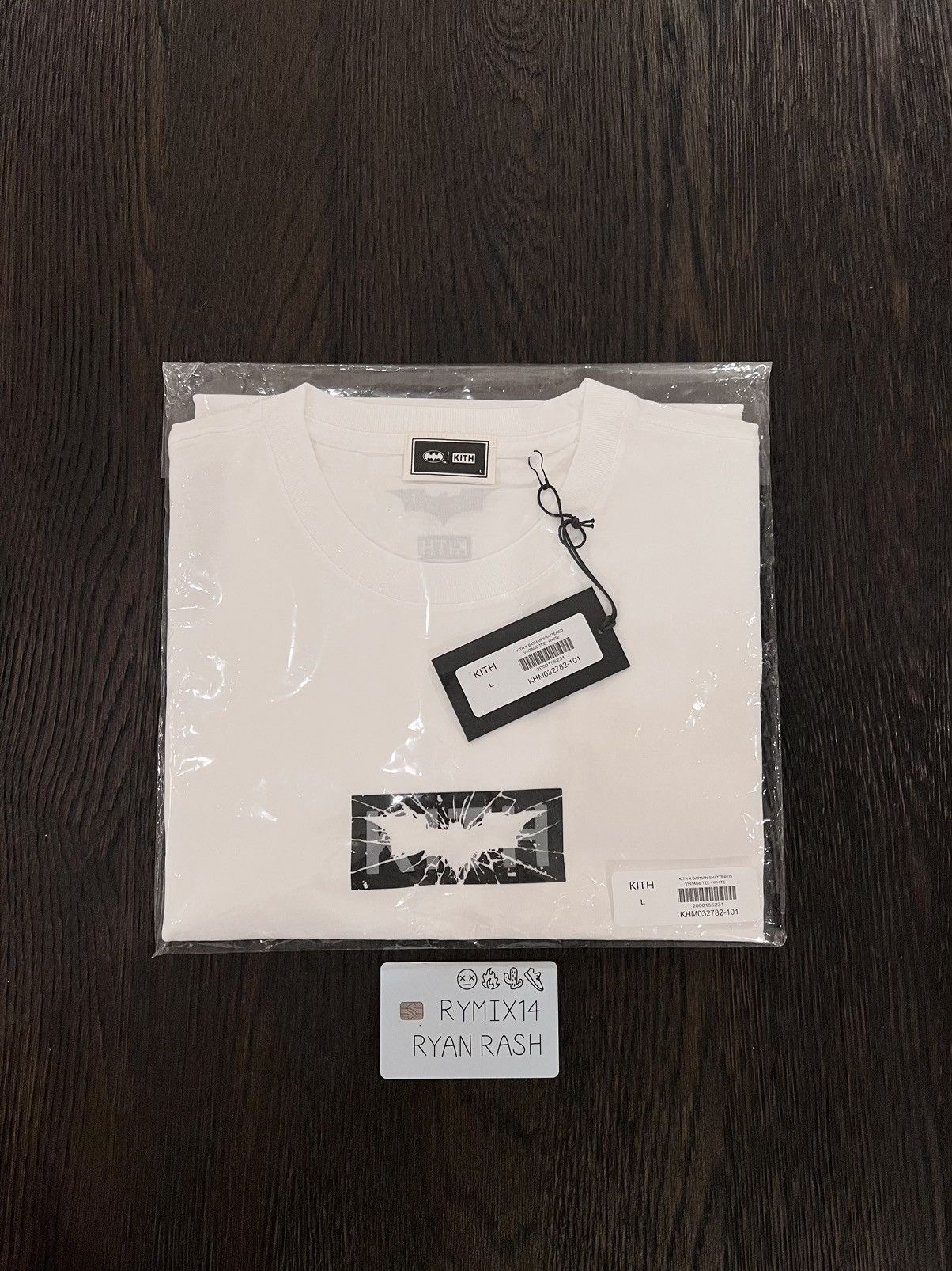 DC Comics × Kith Kith Batman Shattered Box Logo Tee - White Size US L / EU 52-54 / 3 - 1 Thumbnail