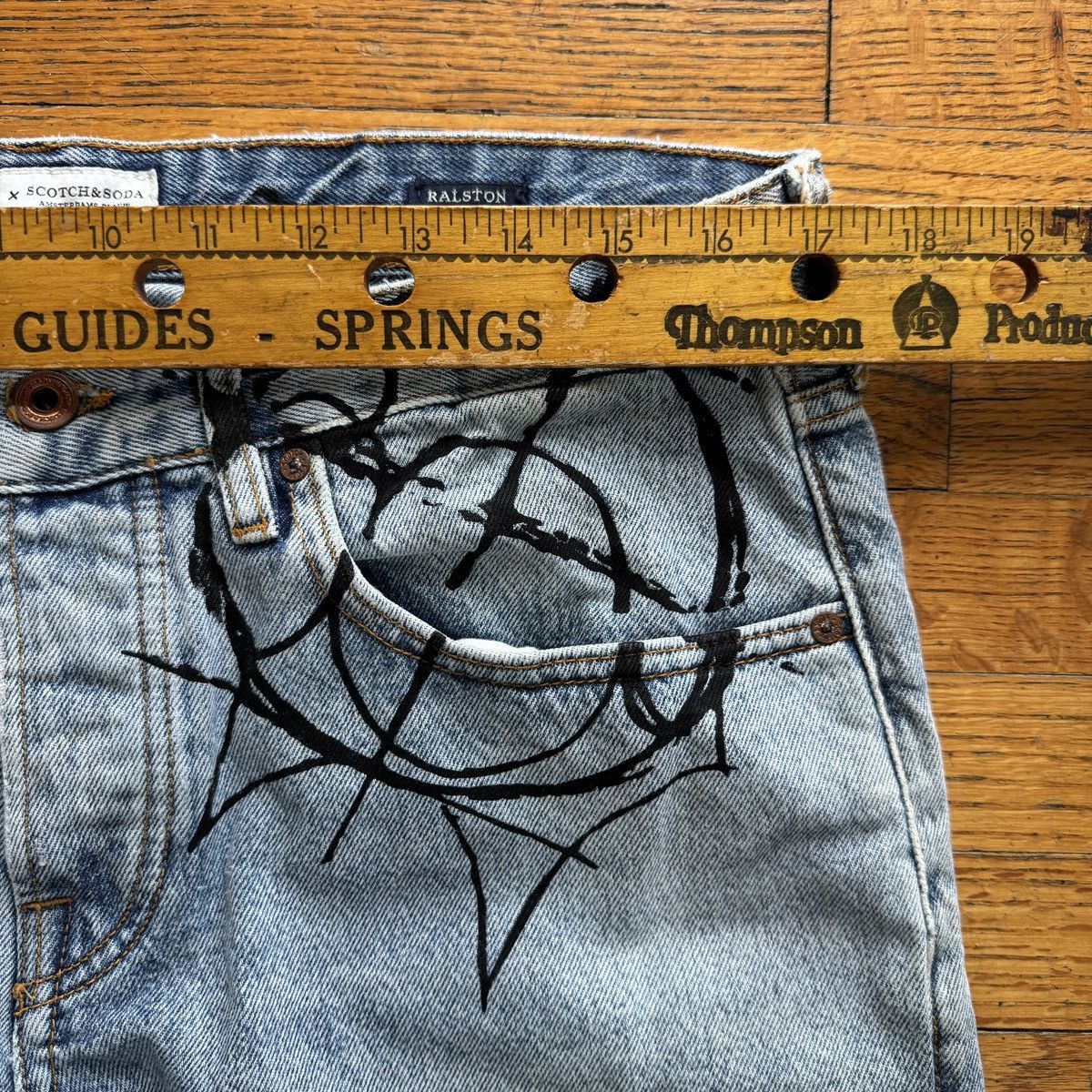Scotch & Soda Scotch & Soda Felix The Cat Ralston Slim Fit Jeans 32x32 Size US 32 / EU 48 - 5 Thumbnail