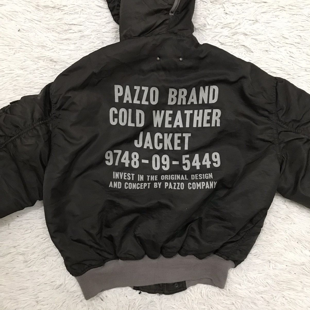 Japanese Brand × Vintage Vintage Pazzo Brand Cold Weather Bomber Flight Jacket Hoodie Size US M / EU 48-50 / 2 - 20 Thumbnail