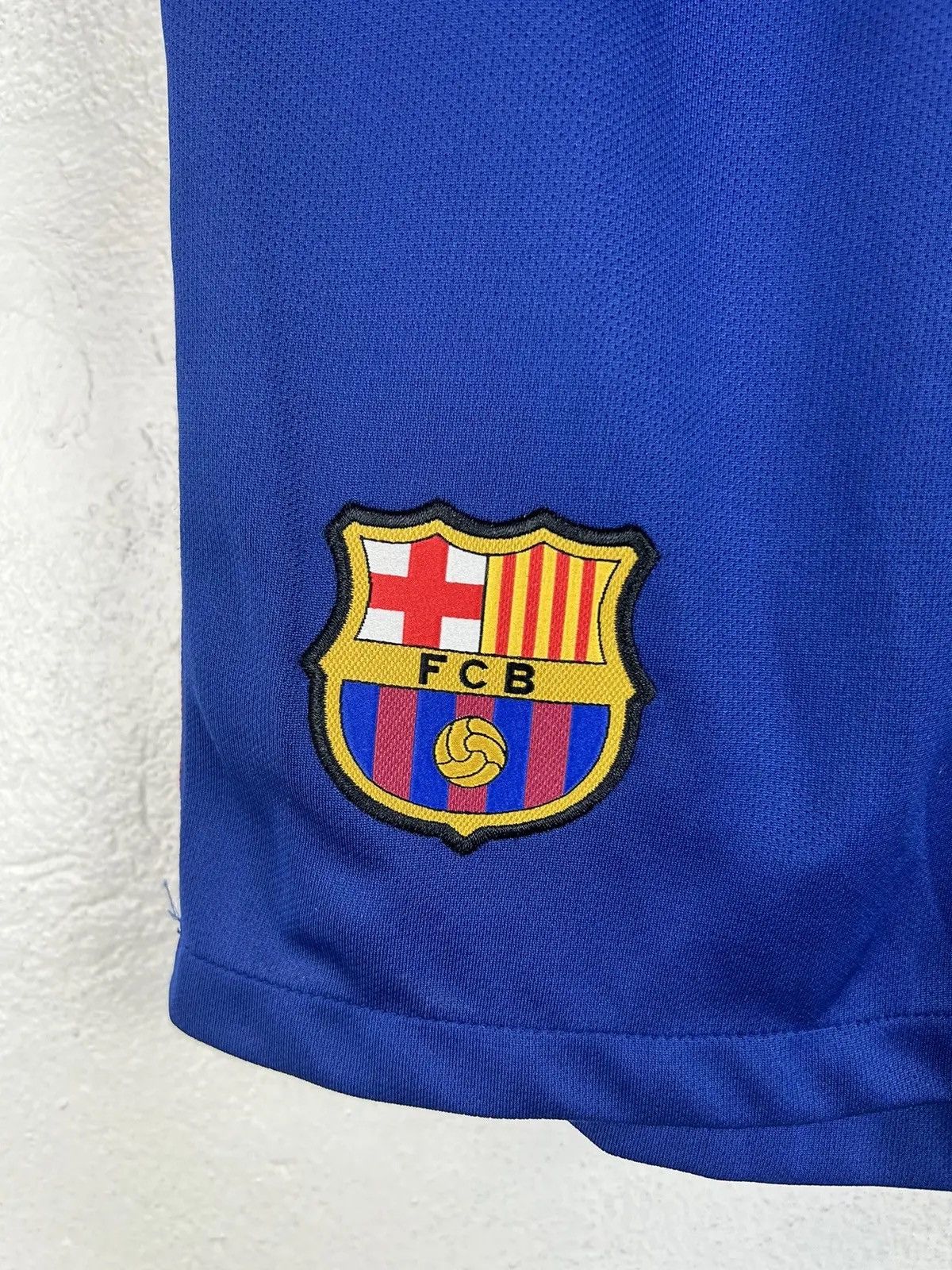 Nike Nike FCB Barcelona Barca 2017/18 Home Kit Soccer Shorts Size US 30 / EU 46 - 2 Thumbnail