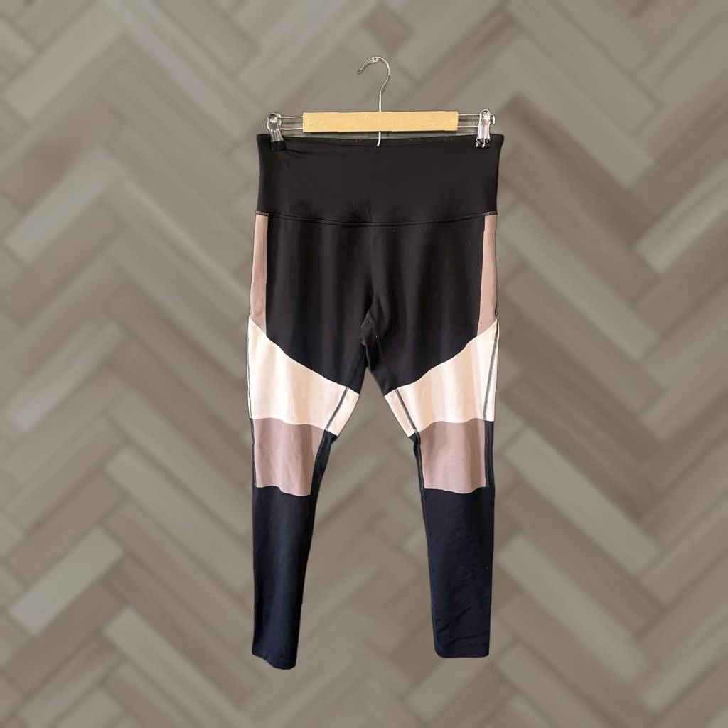 Vintage Zella Leggings Cropped Women's Black Size L Athletic Pull On Size 36" / US 14 / IT 50 - 1 Thumbnail