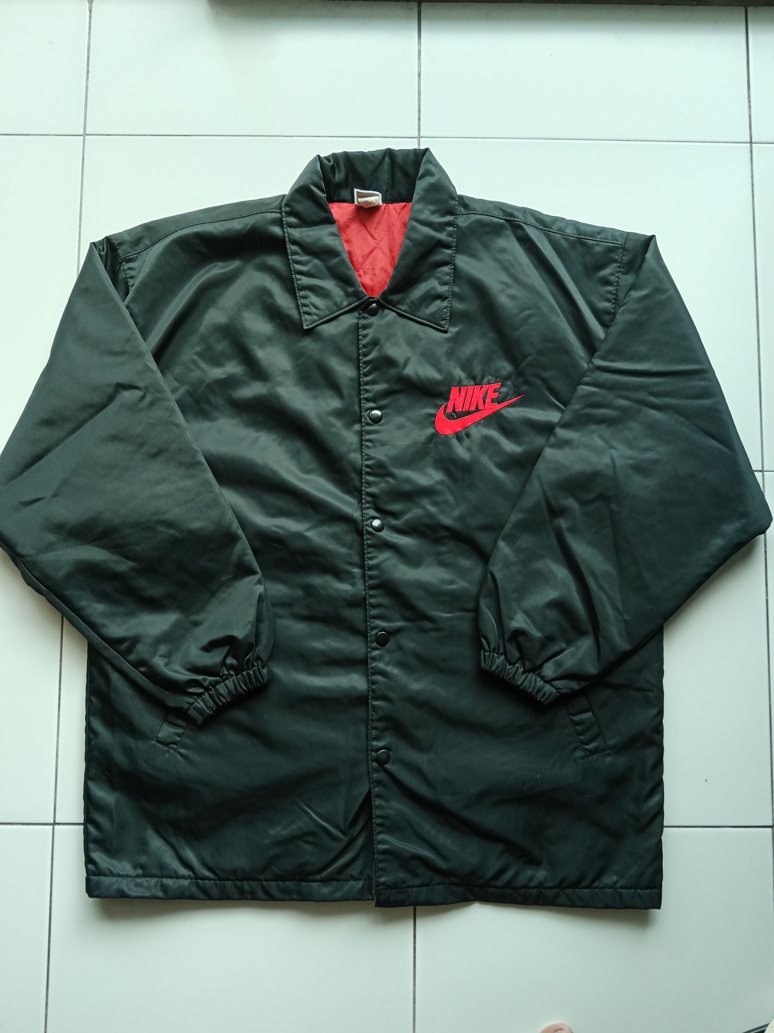Vintage Vintage 90s Nike Coach Jacket Size US L / EU 52-54 / 3 - 1 Thumbnail