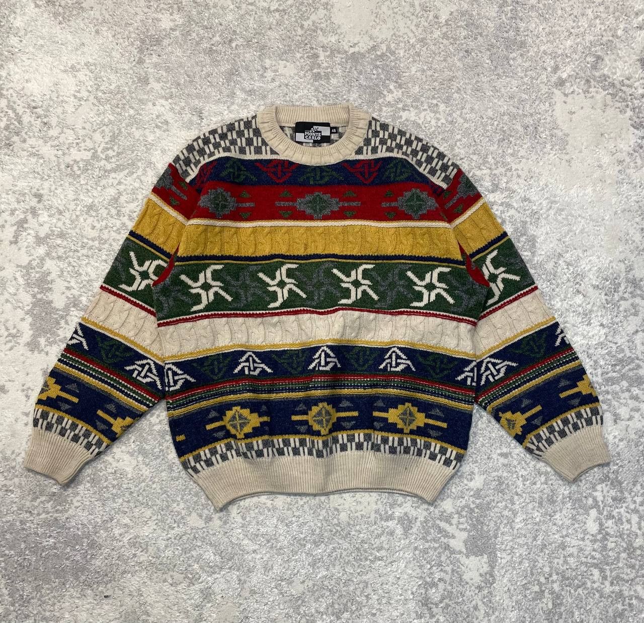 Other Vintage Monte Carlo Merino Wool Sweater Made in Italy Size US M / EU 48-50 / 2 - 1 Thumbnail