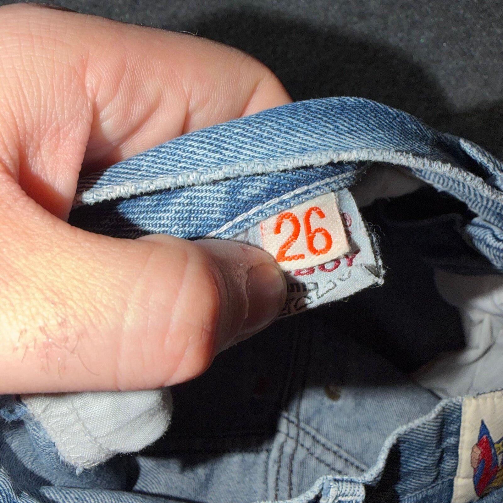 JNCO X-BOY Denim Hip Hop Jorts Grail Mens 26 XS Vtg y2k 90s Rare Size US 28 / EU 44 - 6 Thumbnail