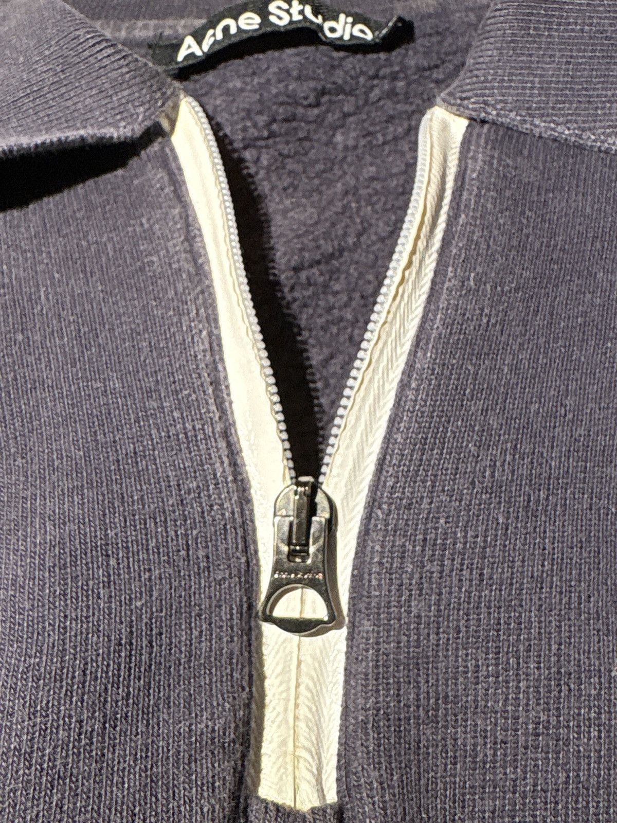 Acne Studios Acne studios Half zip sweatshirt face logo FA-UX-SWEA000043 Size US M / EU 48-50 / 2 - 12 Thumbnail