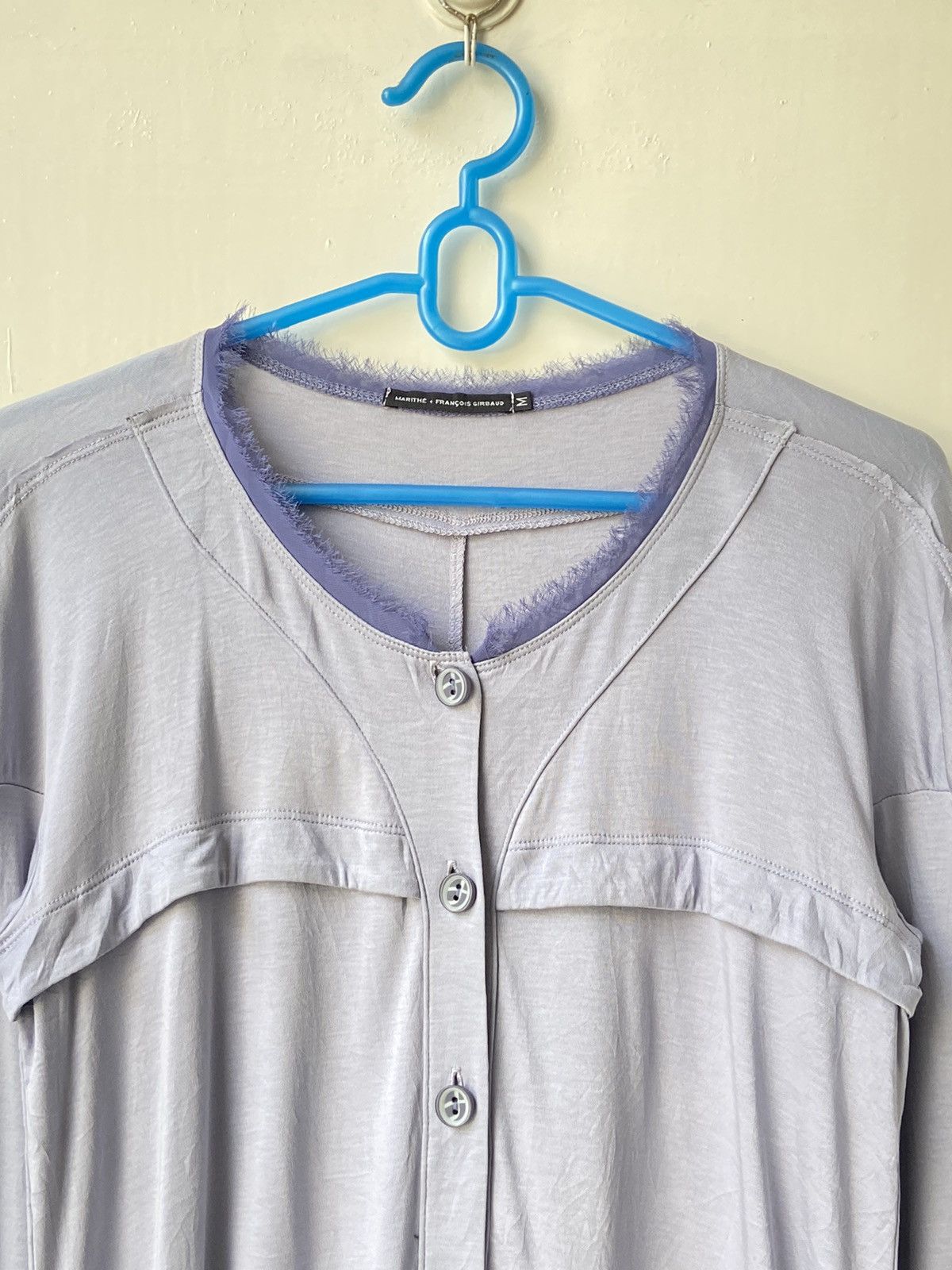 Marithe + Francois Girbaud Marithe Francois Girbaud Blue Shirt Size S / US 4 / IT 40 - 3 Thumbnail