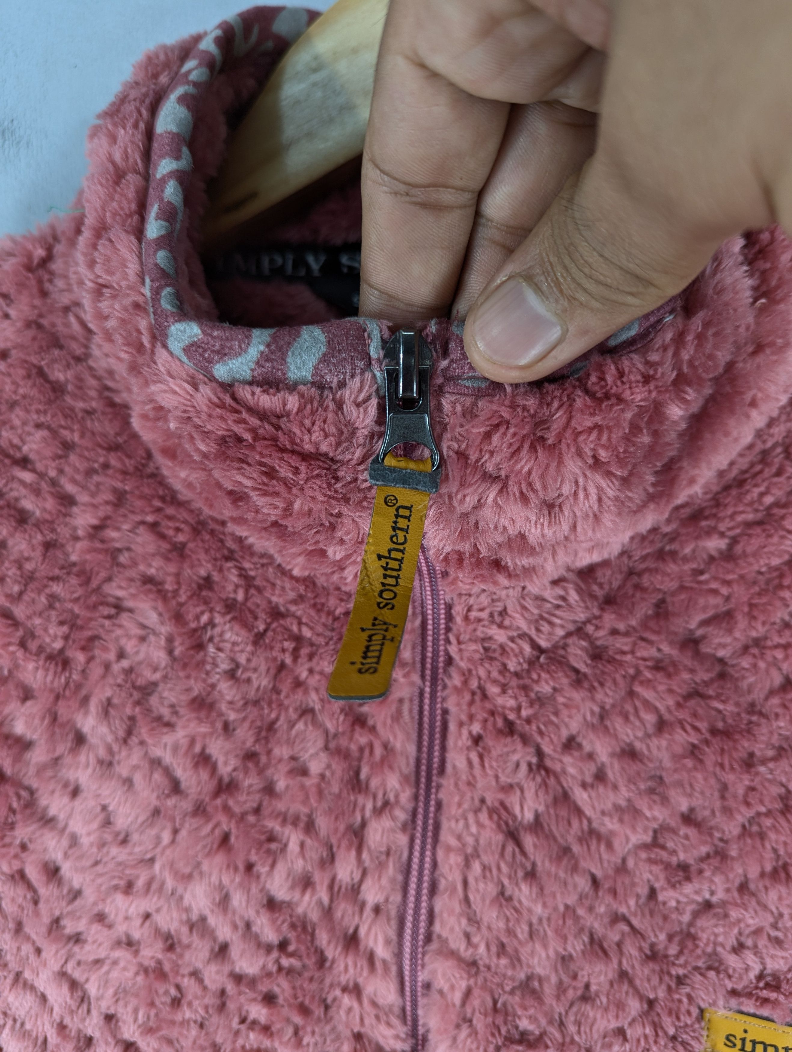 Japanese Brand Simply Southern Micro Fleece Zipper Jacket Size US L / EU 52-54 / 3 - 7 Thumbnail