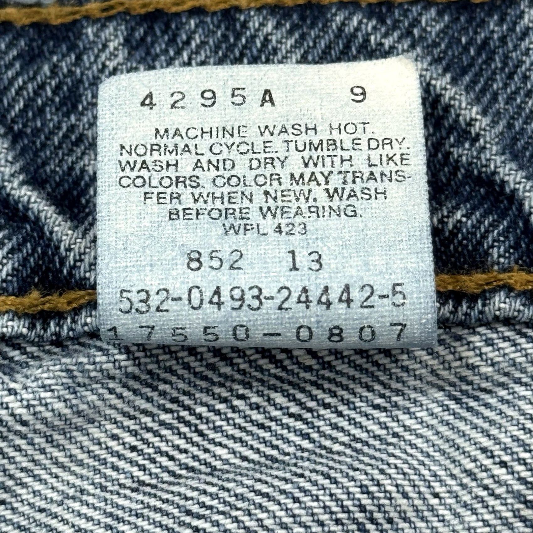 Levi's VINTAGE Levi's 550 Jeans 30x30 Denim 11M Women Blue 90s Tapered High Rise 5-Pocket Made in USA 100% Cotton Jeans Size 32" / US 10 / IT 46 - 5 Thumbnail