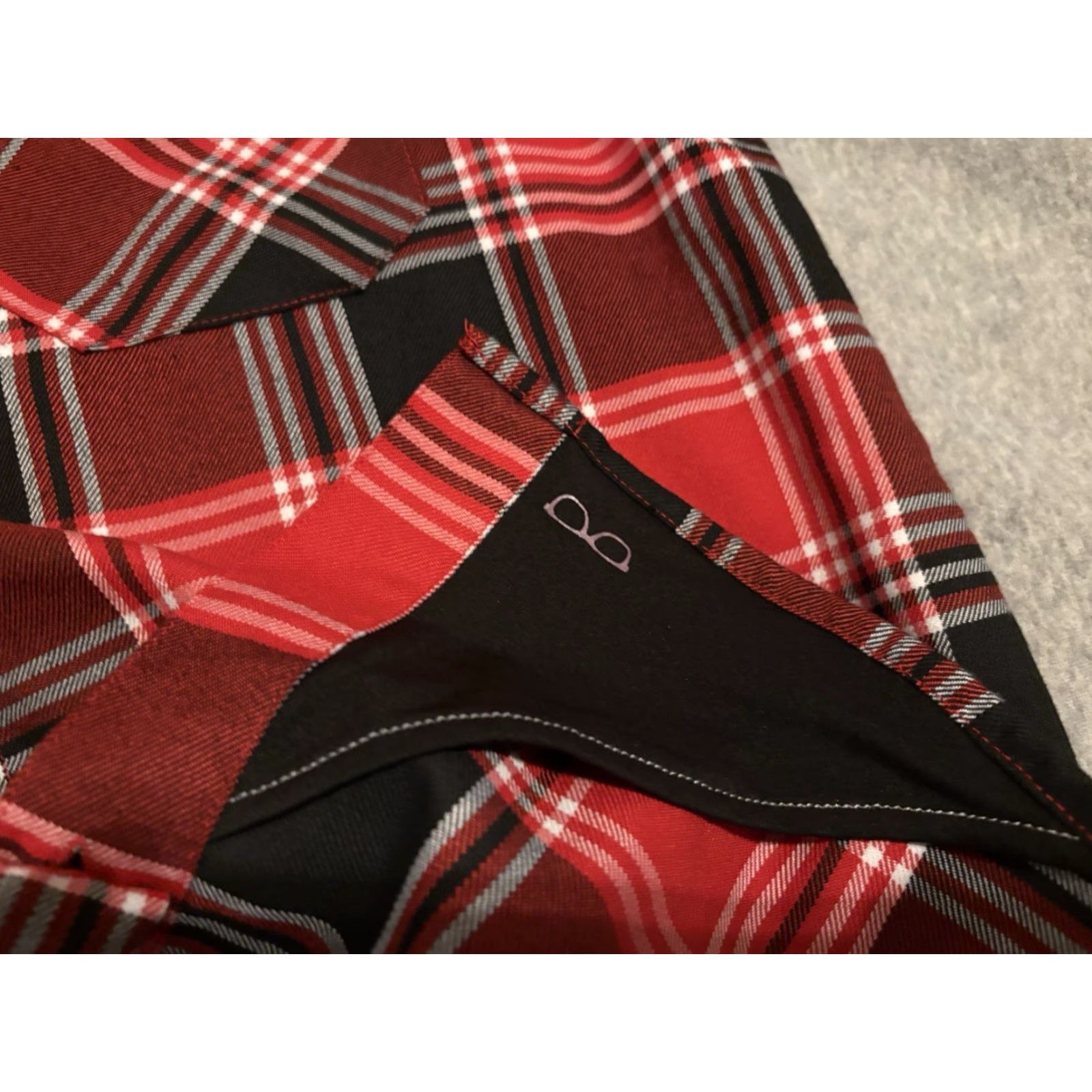 Vintage VINTAGE Dixxon Long Sleeve Red Plaid Flannel Shirt Limited Edition Snap-On Mens Large Size US L / EU 52-54 / 3 - 7 Thumbnail