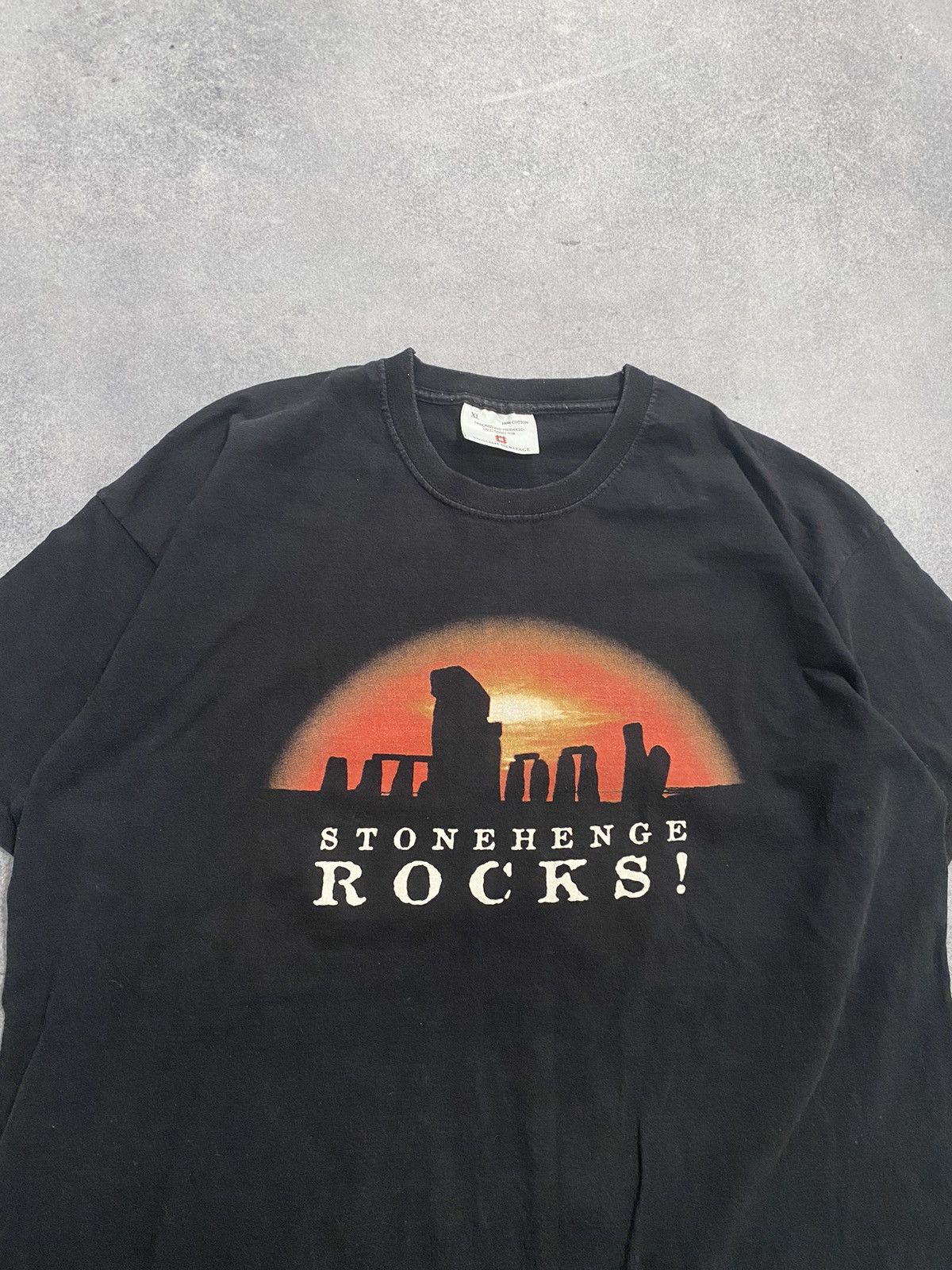 Vintage Vintage Stonehenge Rocks T-Shirt English Heritage Size US XL / EU 56 / 4 - 2 Thumbnail