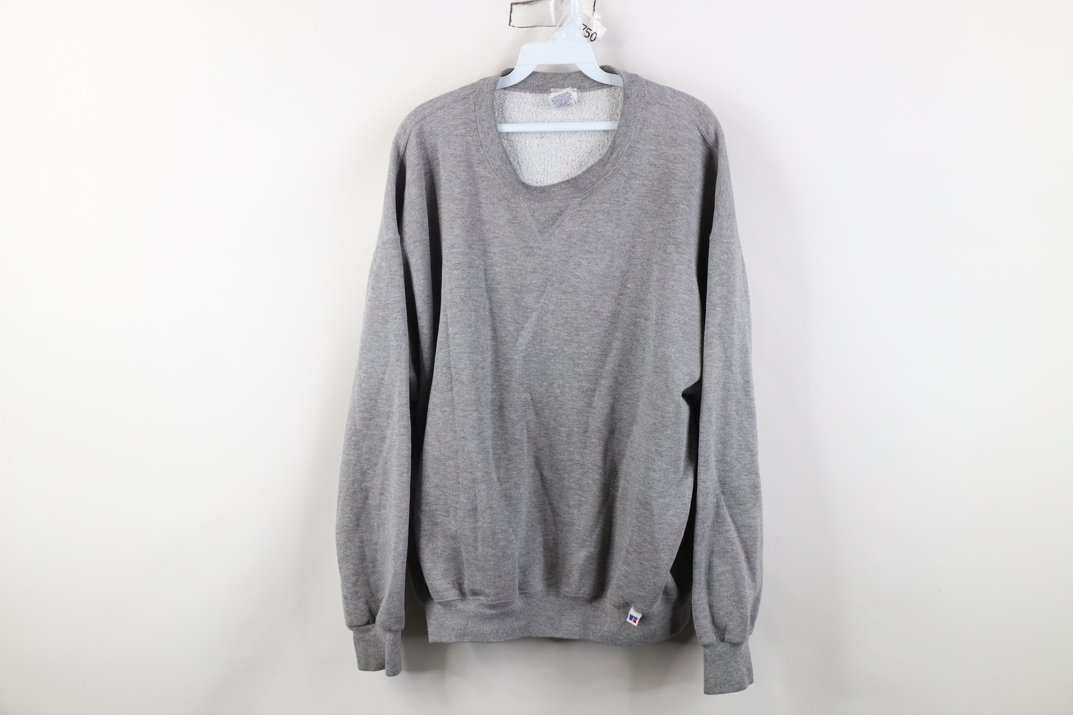 Russell Athletic Vintage 90s Russell Athletic Crewneck Sweatshirt Gray Size US XL / EU 56 / 4 - 1 Thumbnail