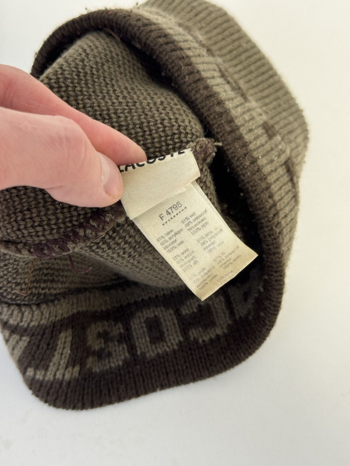 Lacoste Lacoste Vintage Y2K style Hype Big Logo Size ONE SIZE - 9 Thumbnail