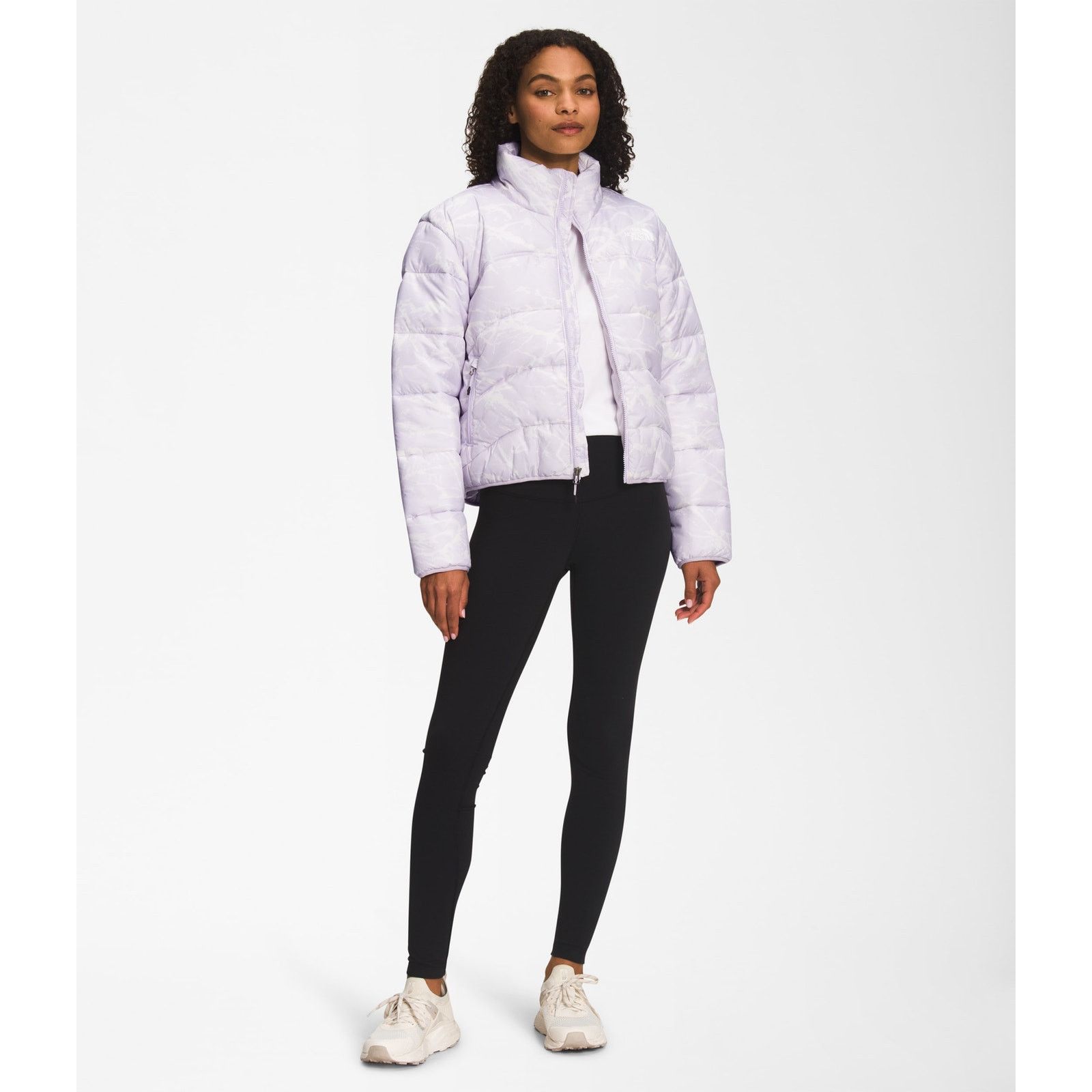 The North Face The North Face TNF 2000 Puffer Lavender Print Jacket Women's Size L / US 10 / IT 46 - 1 Thumbnail