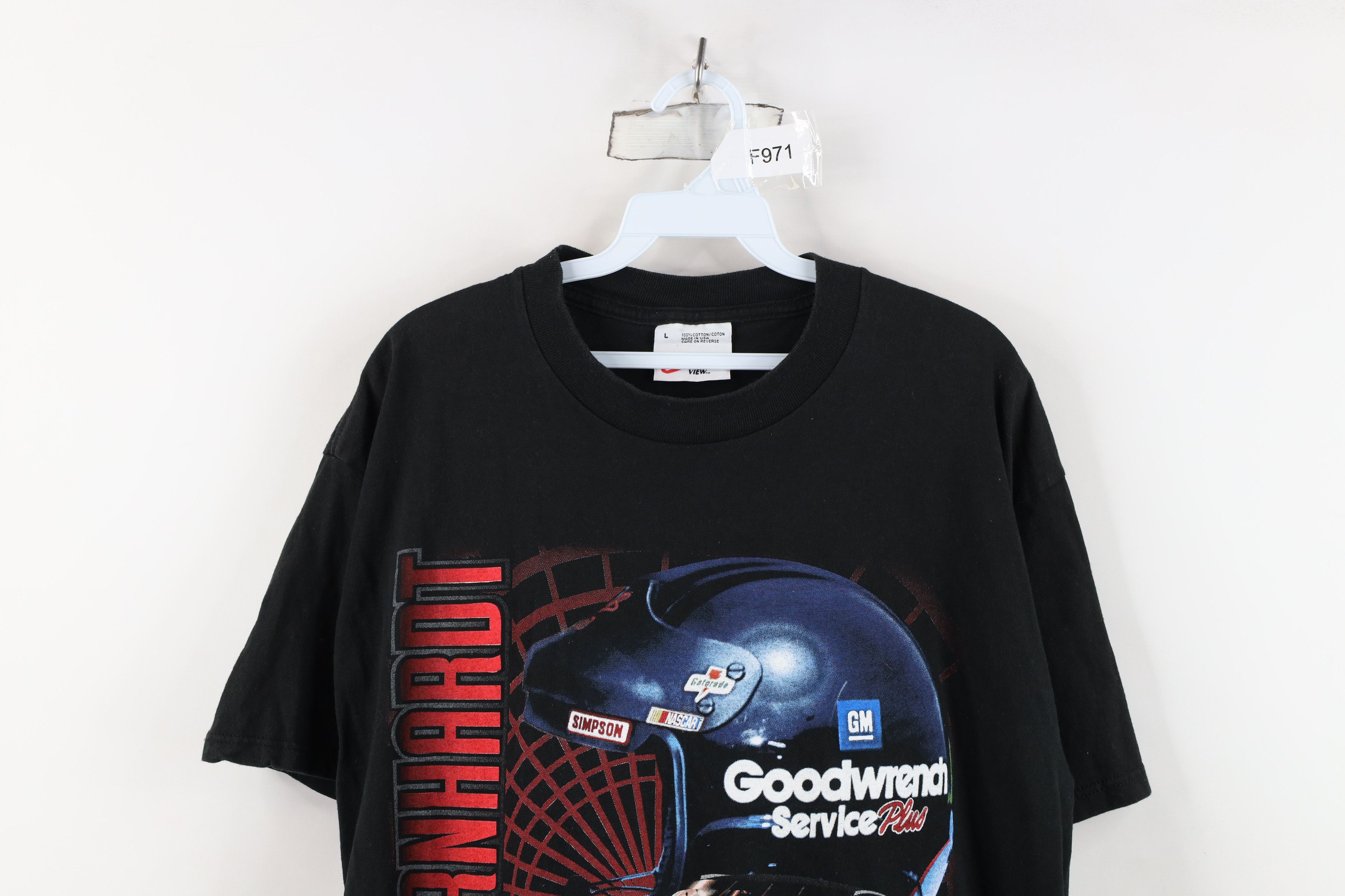 Vintage Vintage Y2K 2000 NASCAR Earnhardt Racing T-Shirt Black USA Size US L / EU 52-54 / 3 - 2 Thumbnail
